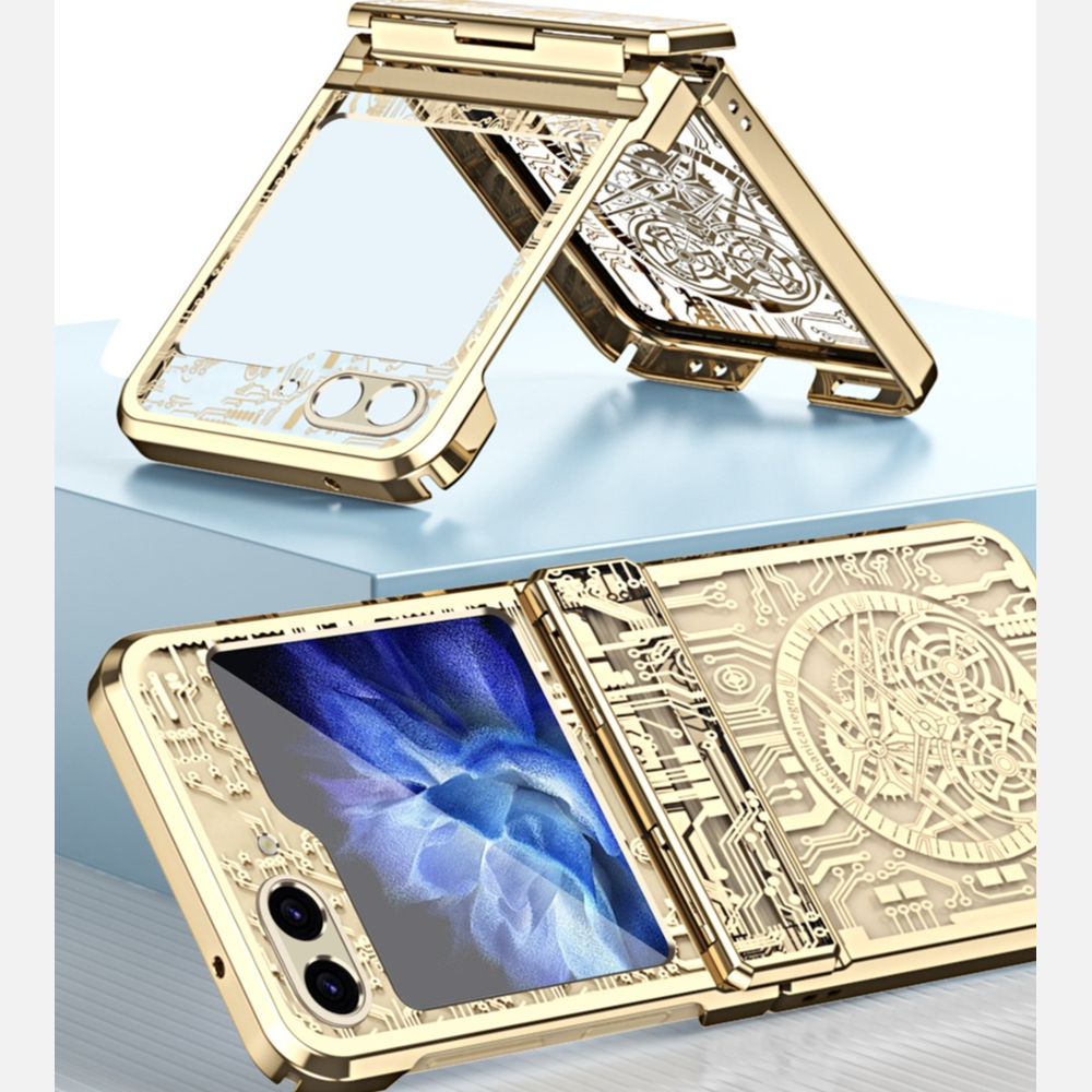 Samsung Galaxy Z Flip5 Mechanical Integrated Electroplating Case - view 11