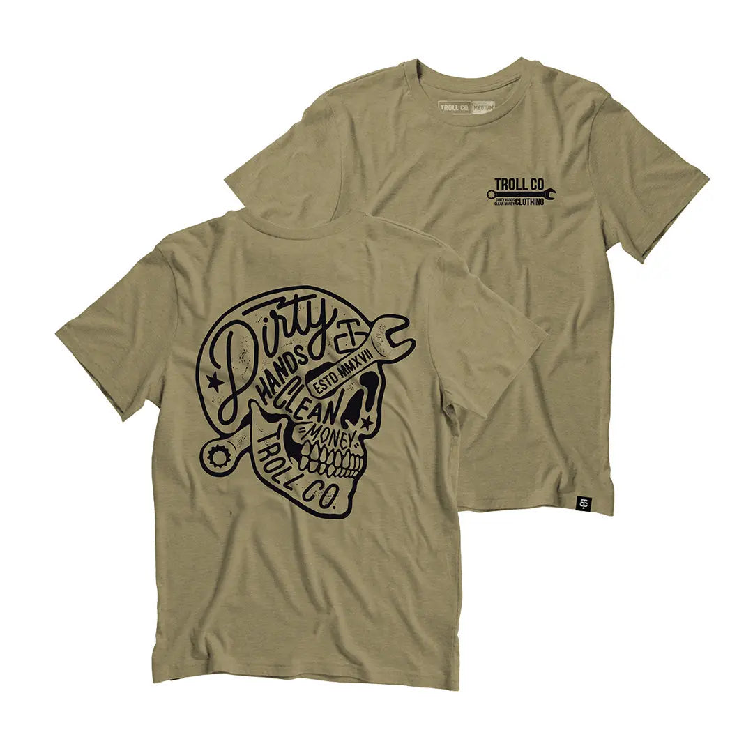 Radial Molten Tee – Military Green