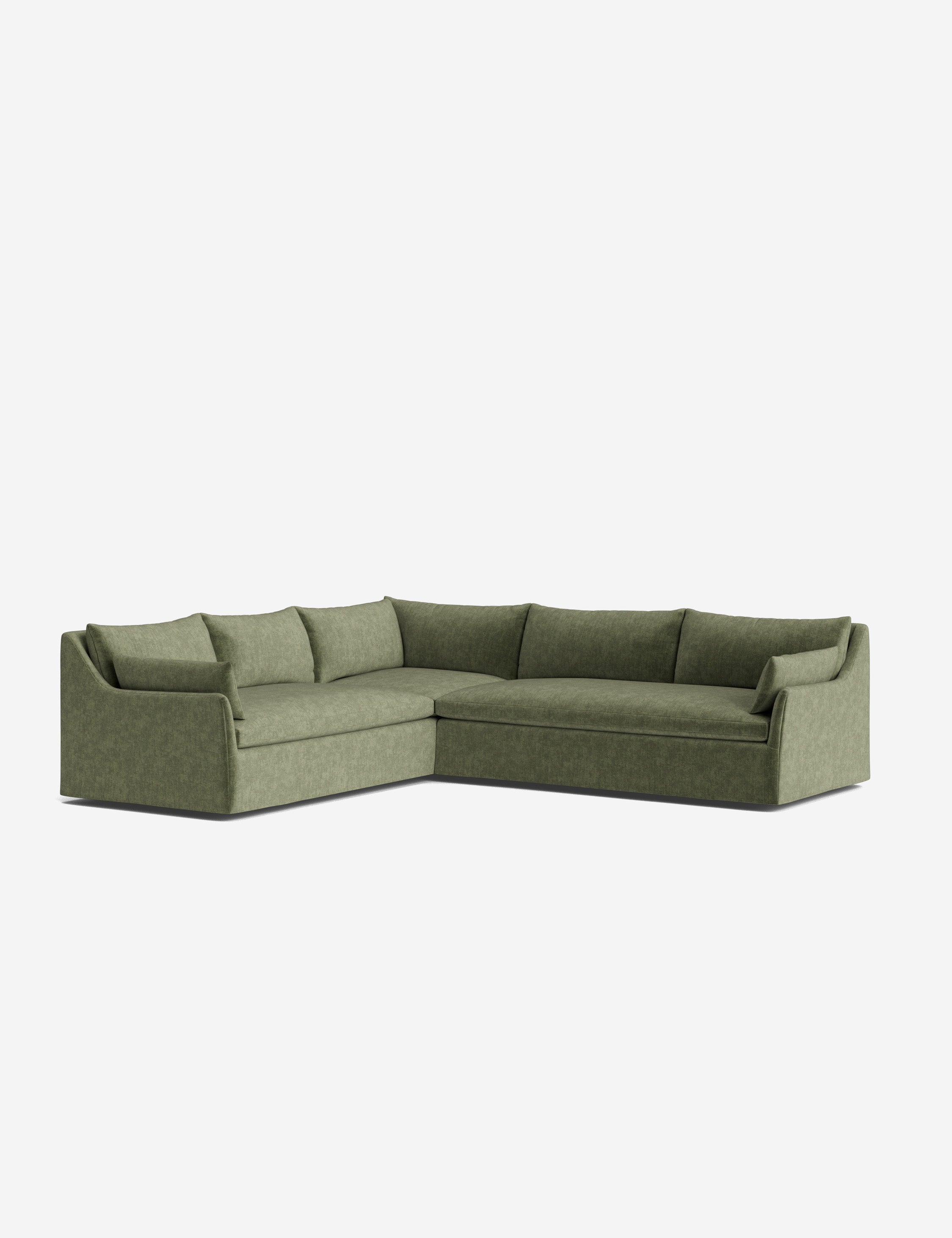 Lulu and Georgia Portola Luxe Depth Slipcover Corner Sectional Sofa - view 8