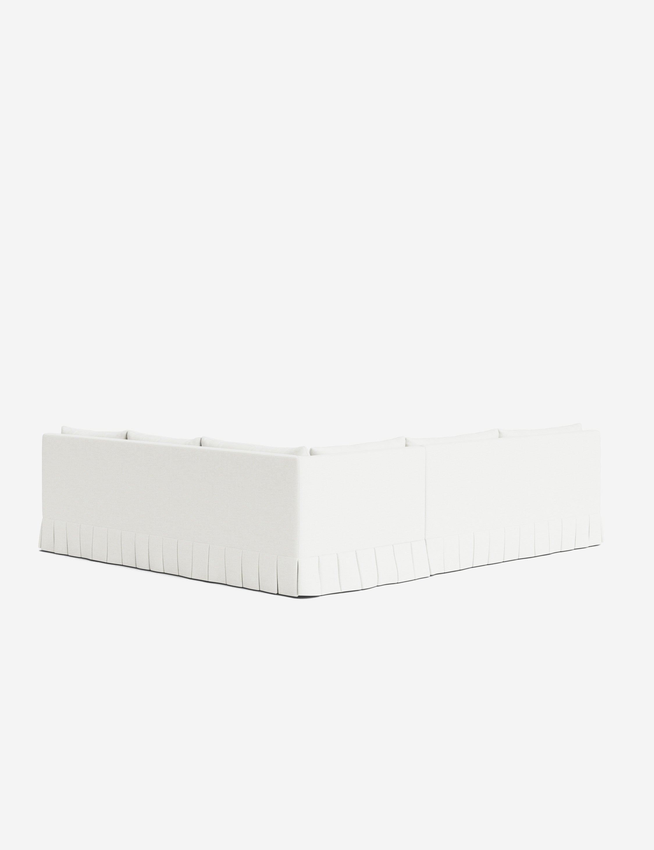 Lulu and Georgia Portola Luxe Depth Pleated Corner Sectional Sofa - view 198
