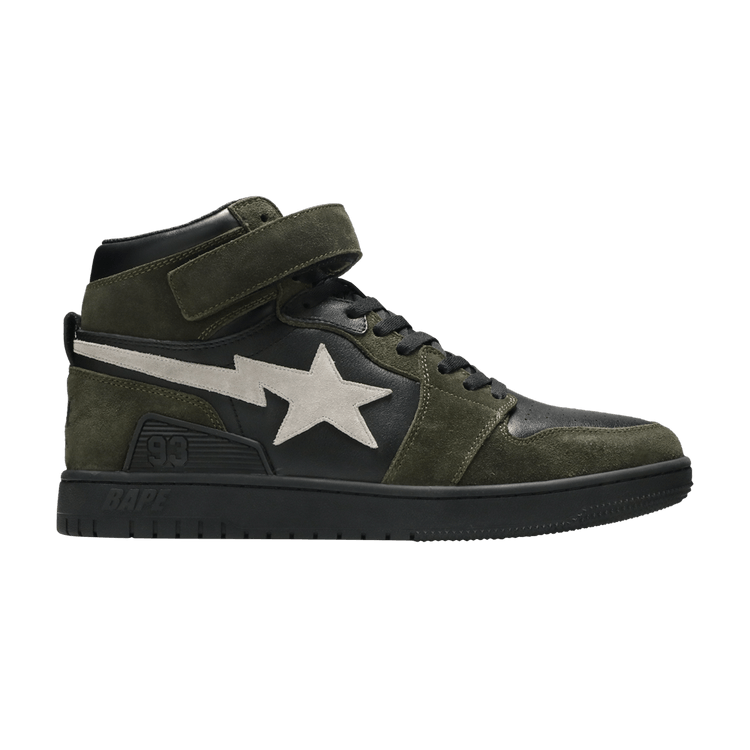 BAPE A Bathing Ape Block Sta Hi Dark Grey Light Grey