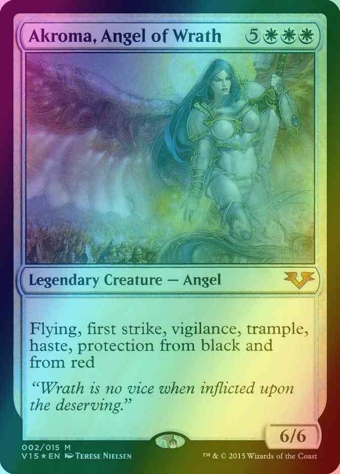 Magic Akroma, Angel of Wrath [2] [From the Vault: Angels] [Foil]