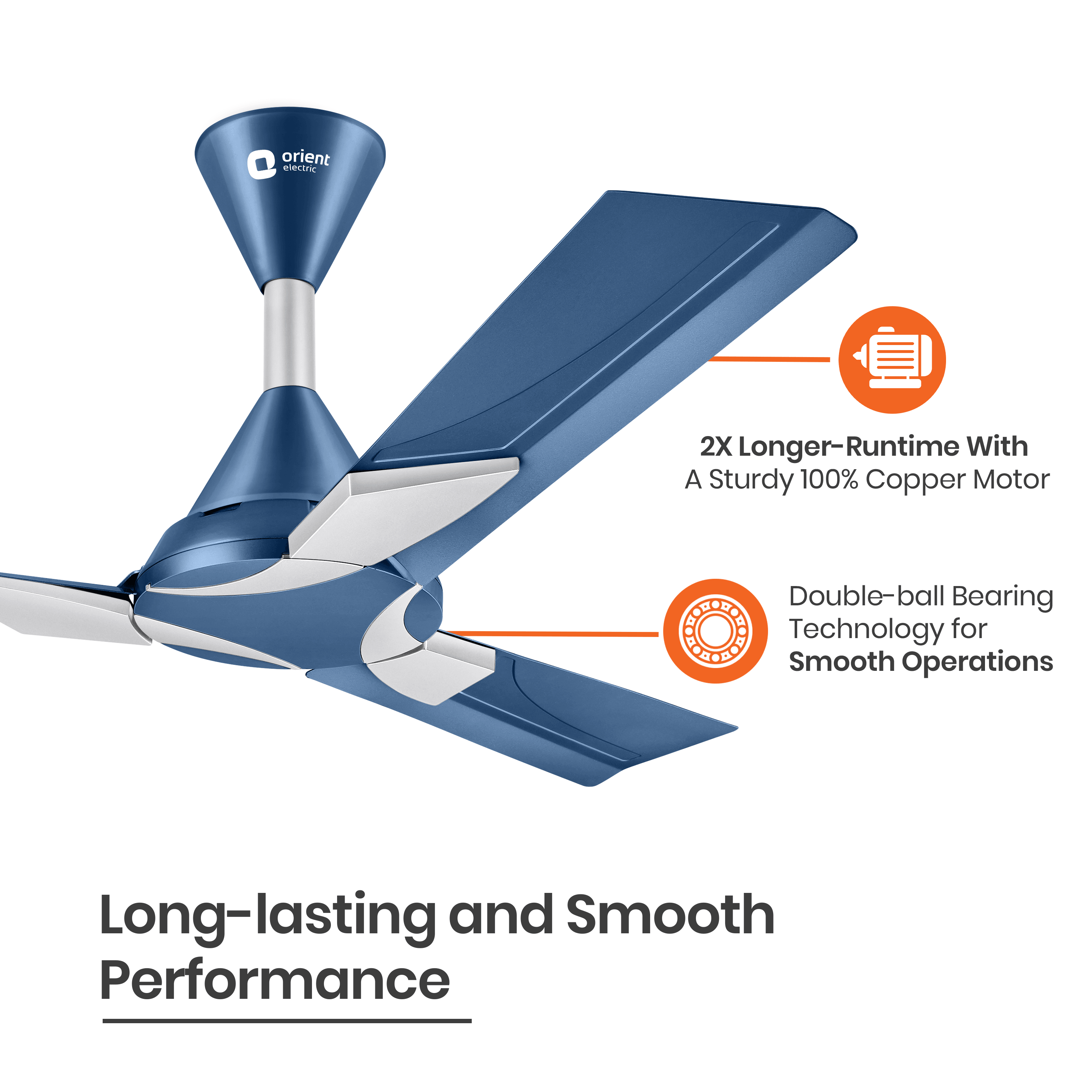 orientelectric Wendy with Remote BEE Star Rated Ceiling Fan - view 9