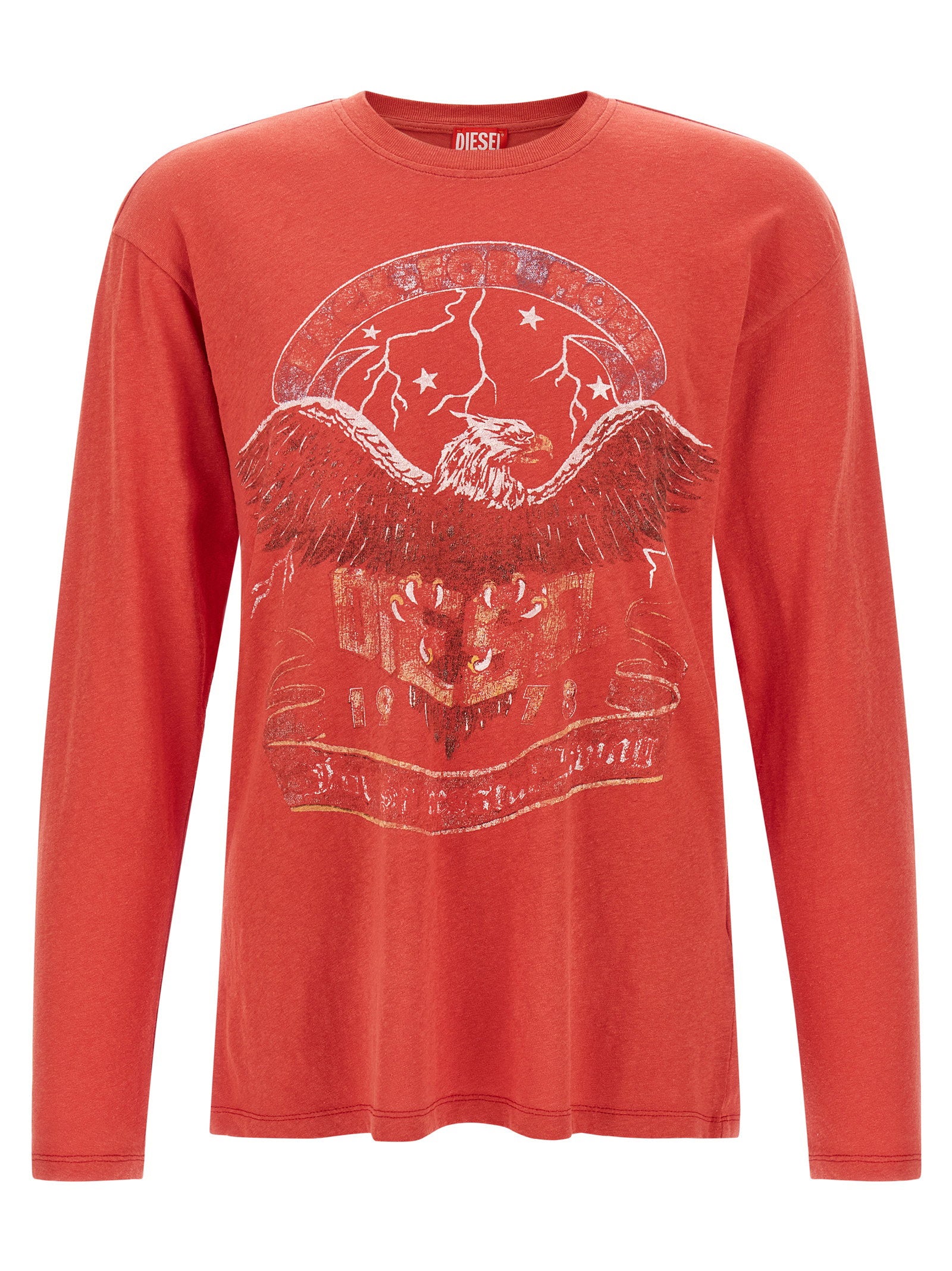 Diesel T-geri-ls T-shirt – 80% cotton, 20% hemp