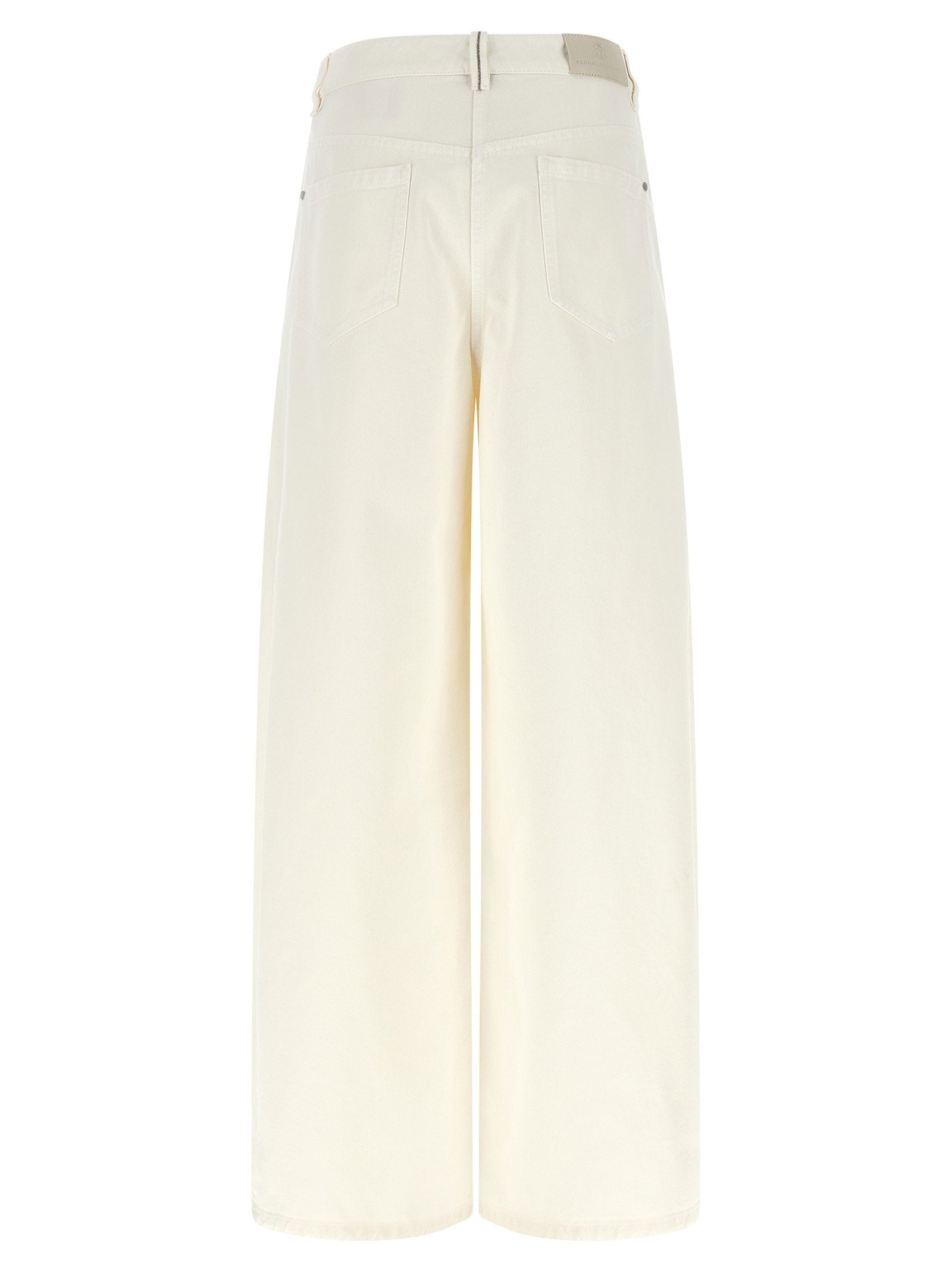 Brunello Cucinelli The Wide Barrel Jeans – 100% cotton - view 2