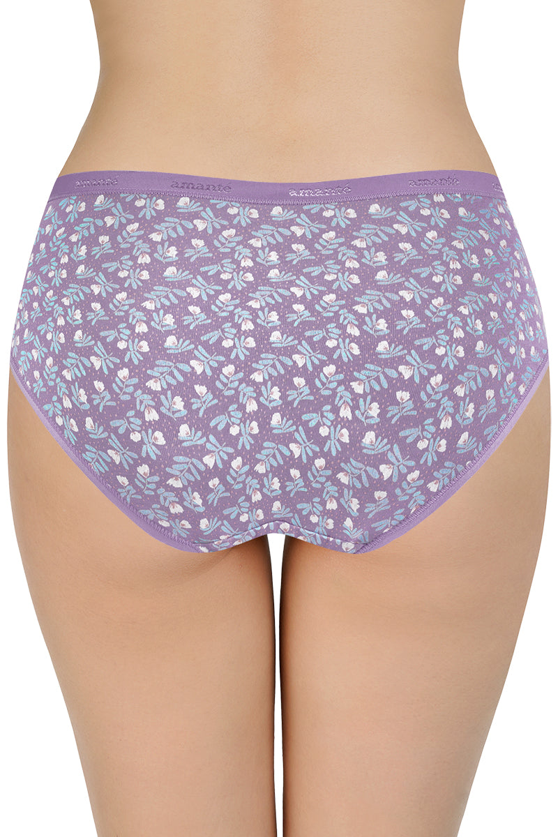 Amante Low Rise Print Hipster Panties (Pack of 3) - view 7