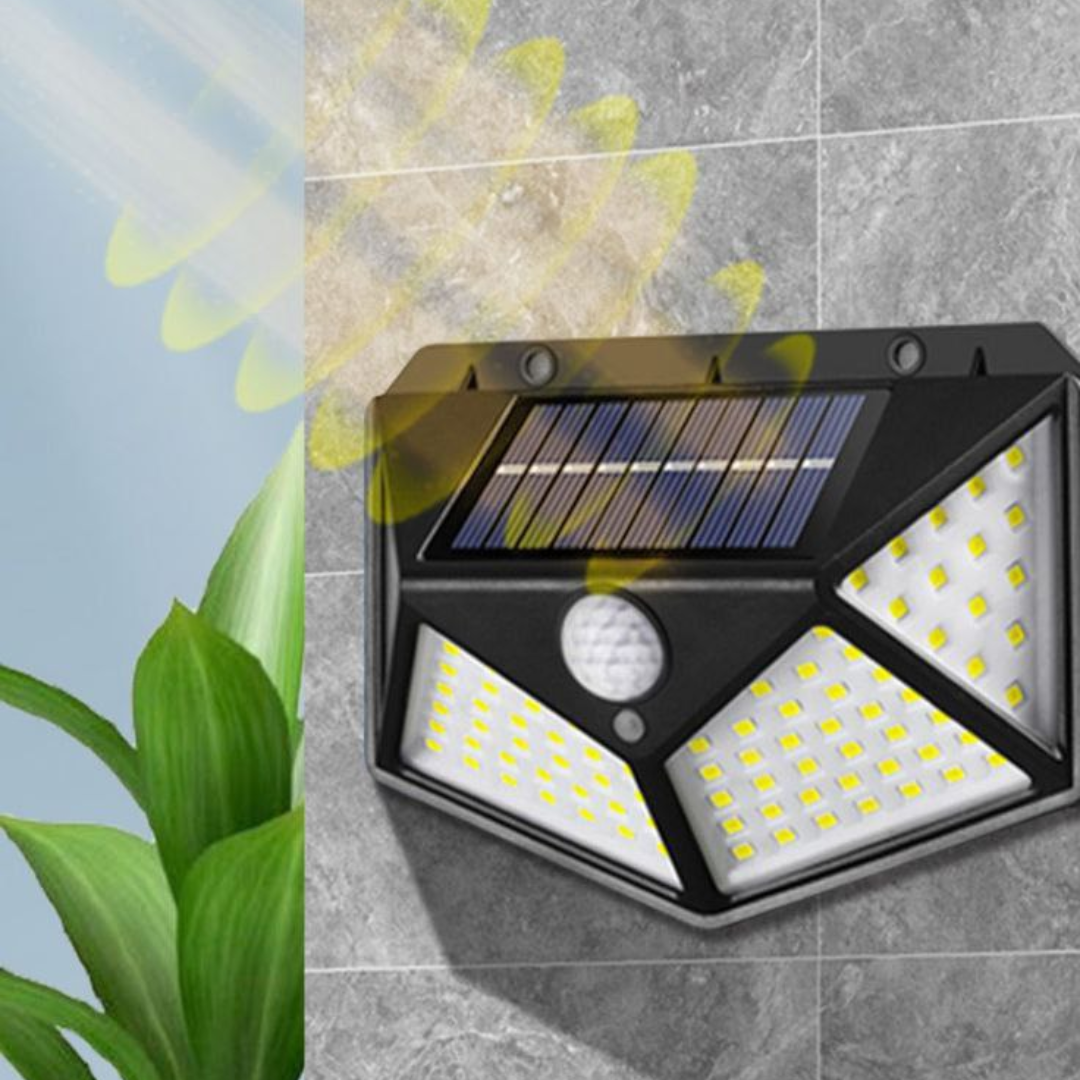 Catterton 100 LED Solar Waterproof Light????????️(Pack Of 3)