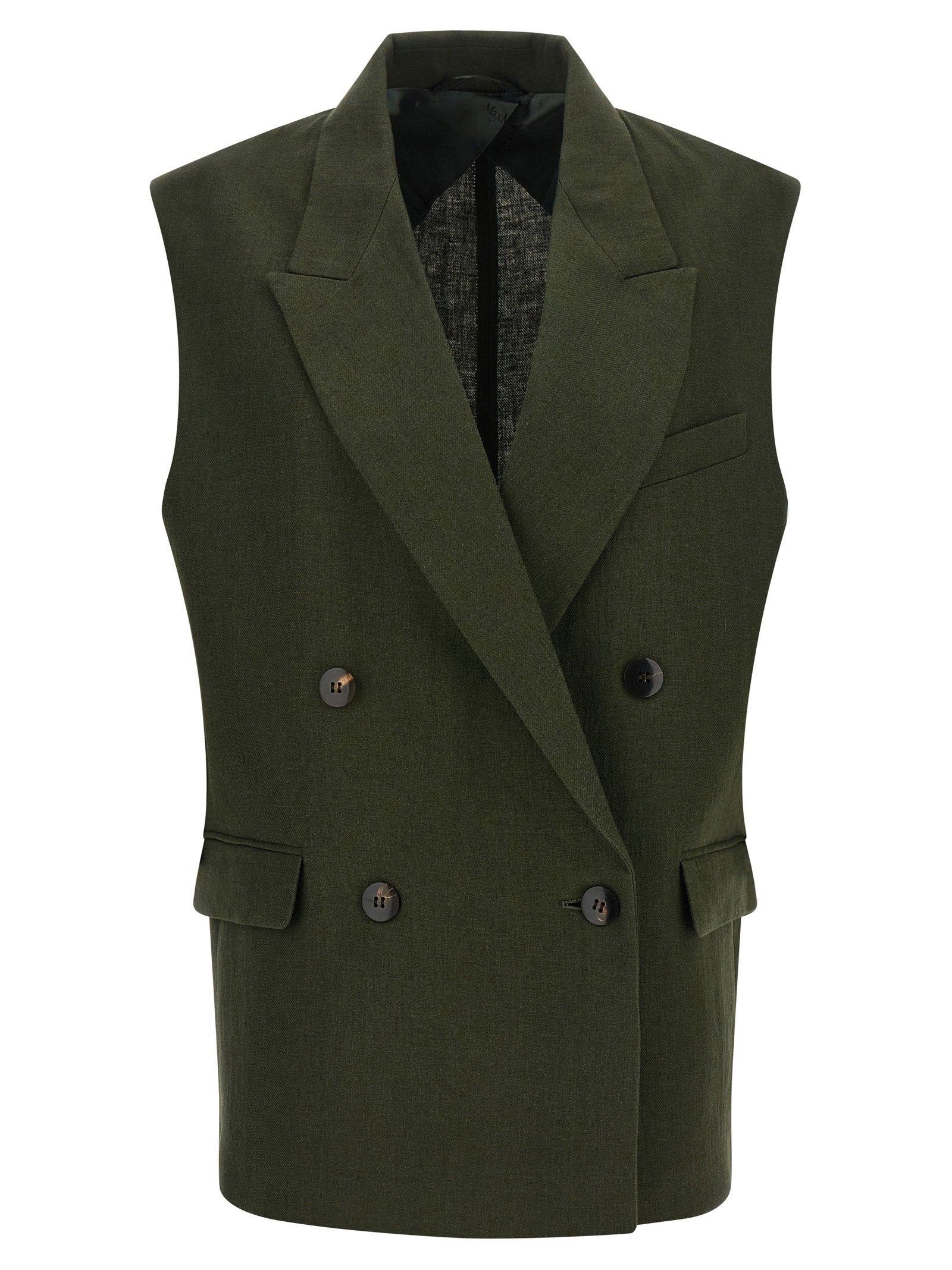 Max Mara Studio Mstaia Vest – 100% linen