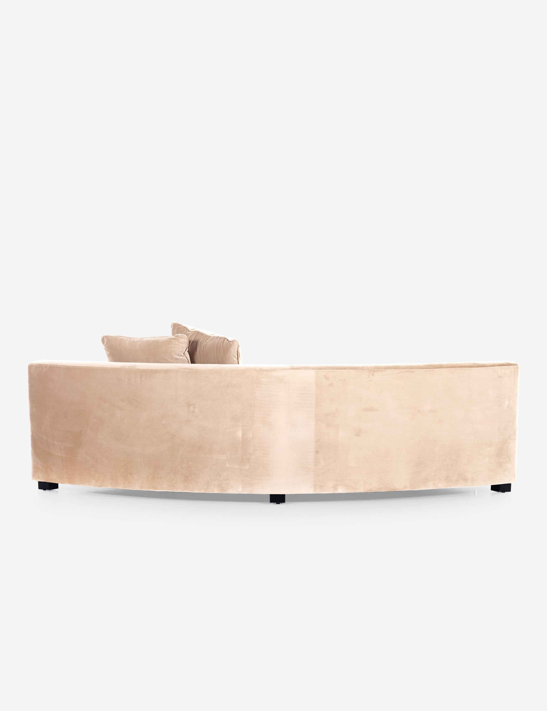Lulu and Georgia Saban Curved Sofa - view 24