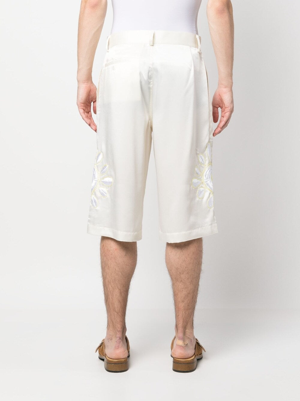 Bluemarble Embroidered flowers shorts – Polyester 100% - view 4