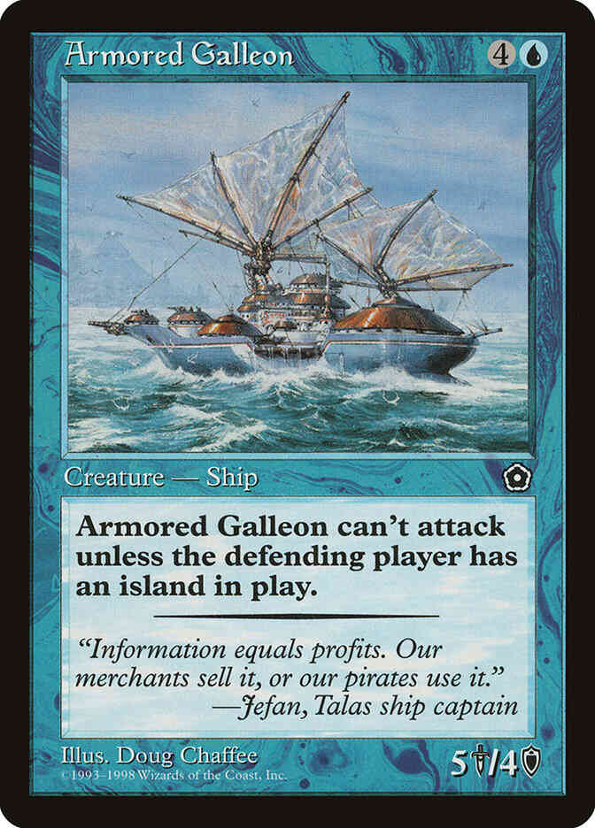 Armored galleon 33 – Magic Armored Galleon [33] [Portal Second Age] [Non-Foil]