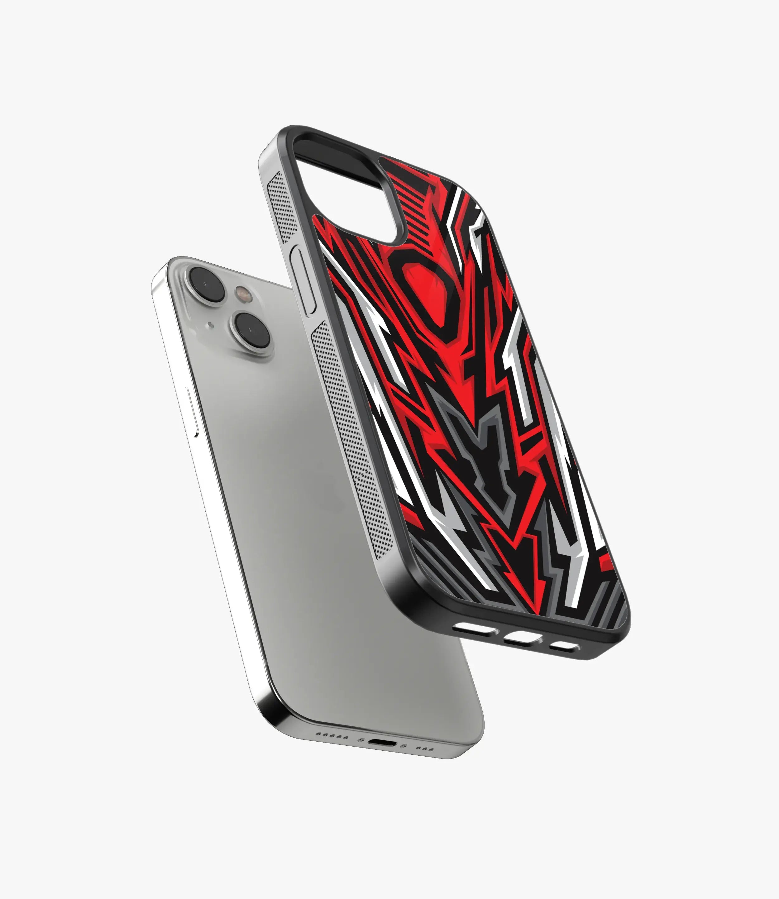 The Case Company Abstract Speed Demon Pattern Glass Case - view 5