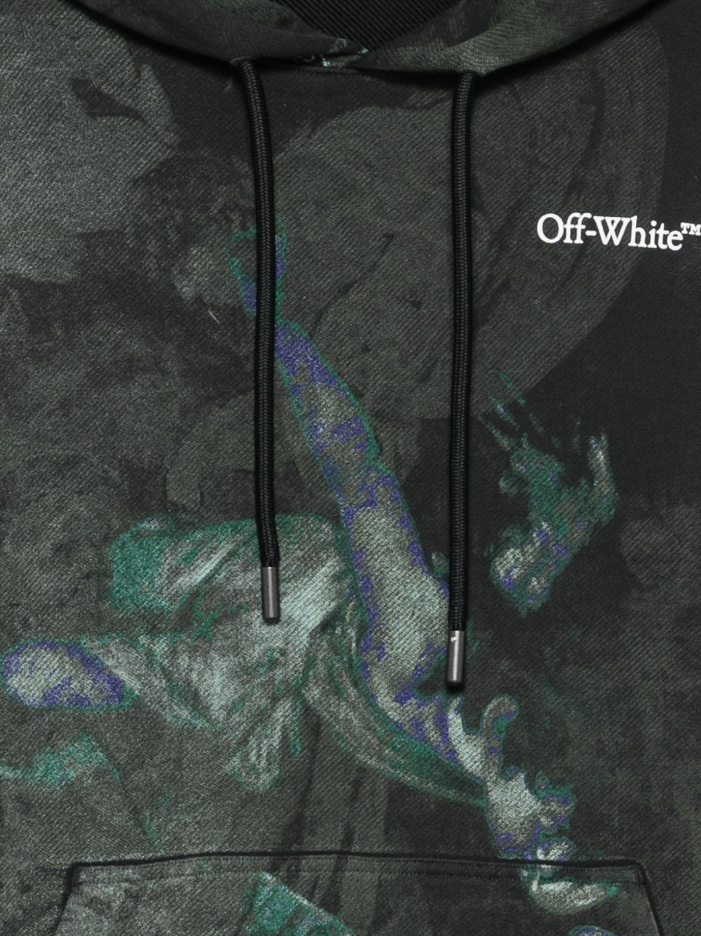Off White Off-White Dark Painting Skate Hoodie - view 3