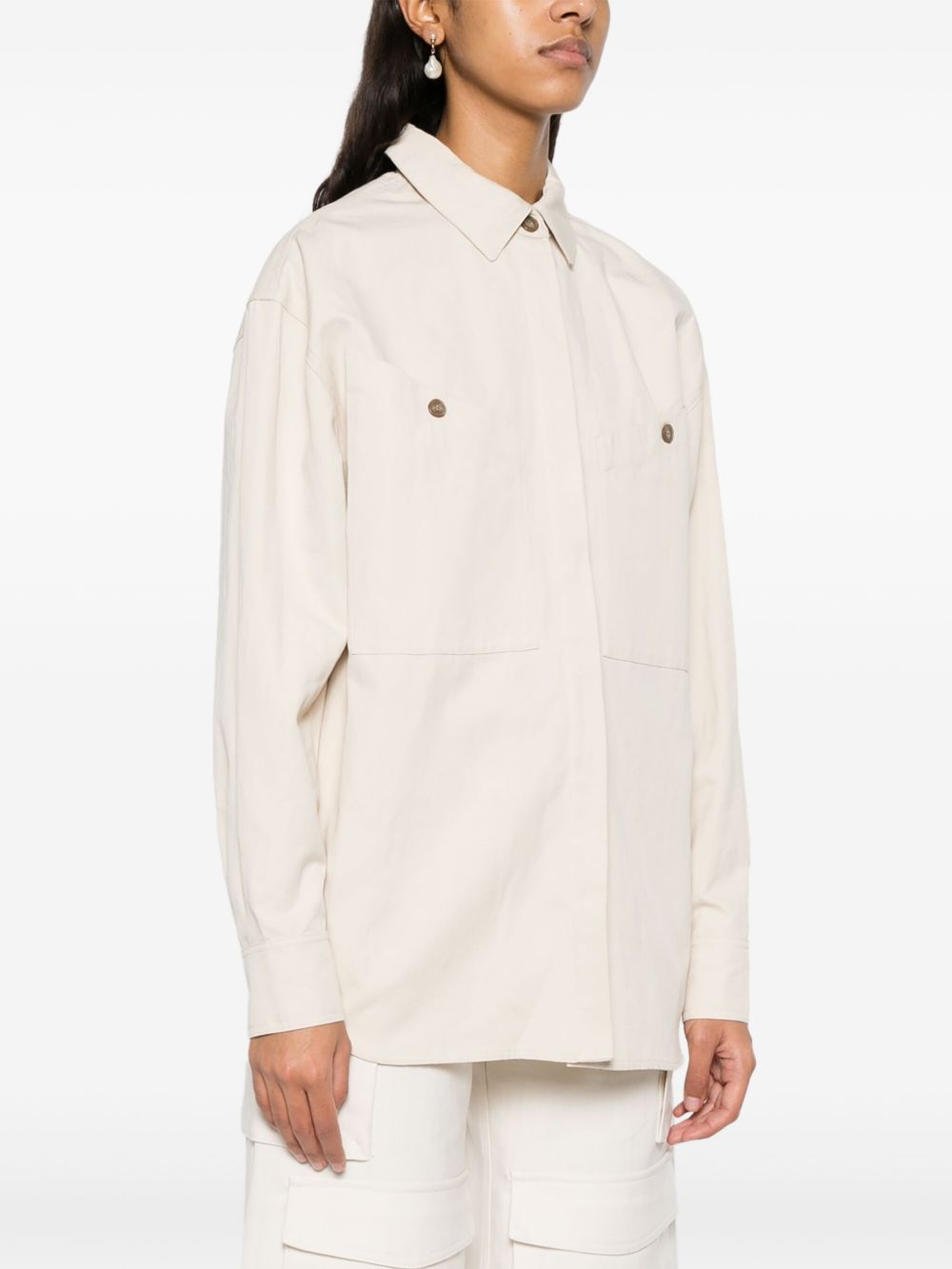 Iro Nolan Shirt – Cotton 74% Linen 26% - view 2