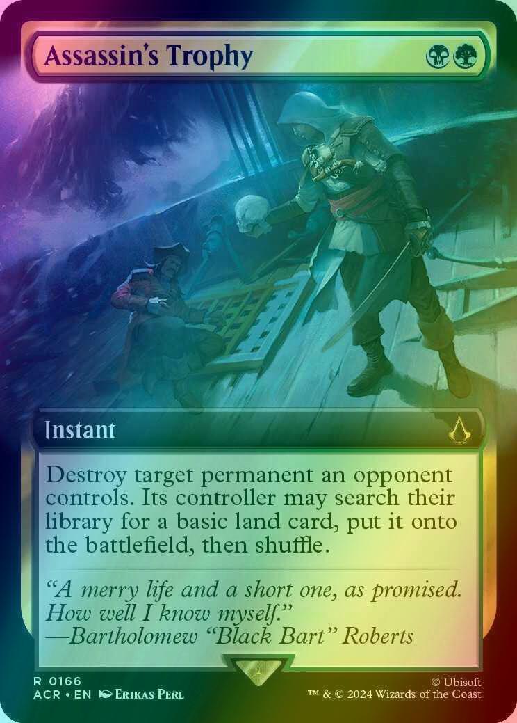 Trophy 166 extended – Magic Assassin's Trophy [166] [Extended Art] [Assassin's Creed] [Foil]