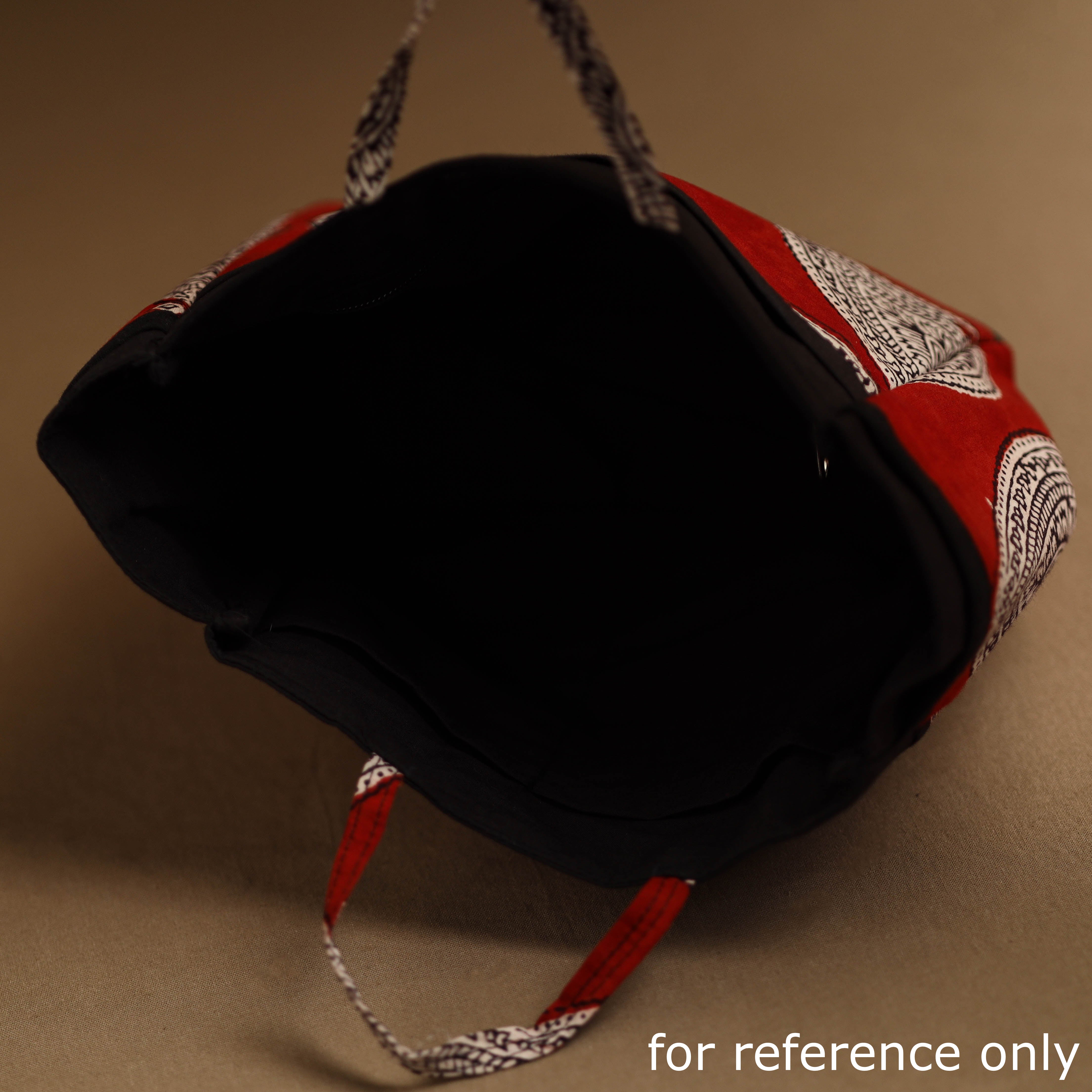 NOORI BAZAR Black - Handmade Cotton Multipurpose Cosmetic/Toiletry Bag 07 - view 3