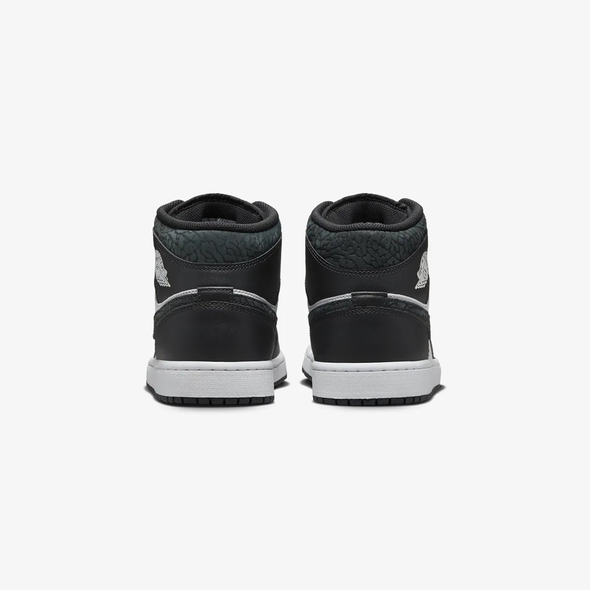 Jordan | AIR JORDAN 1 MID SE { OFF NOIR/BLACK-WHITE-BLACK - view 2