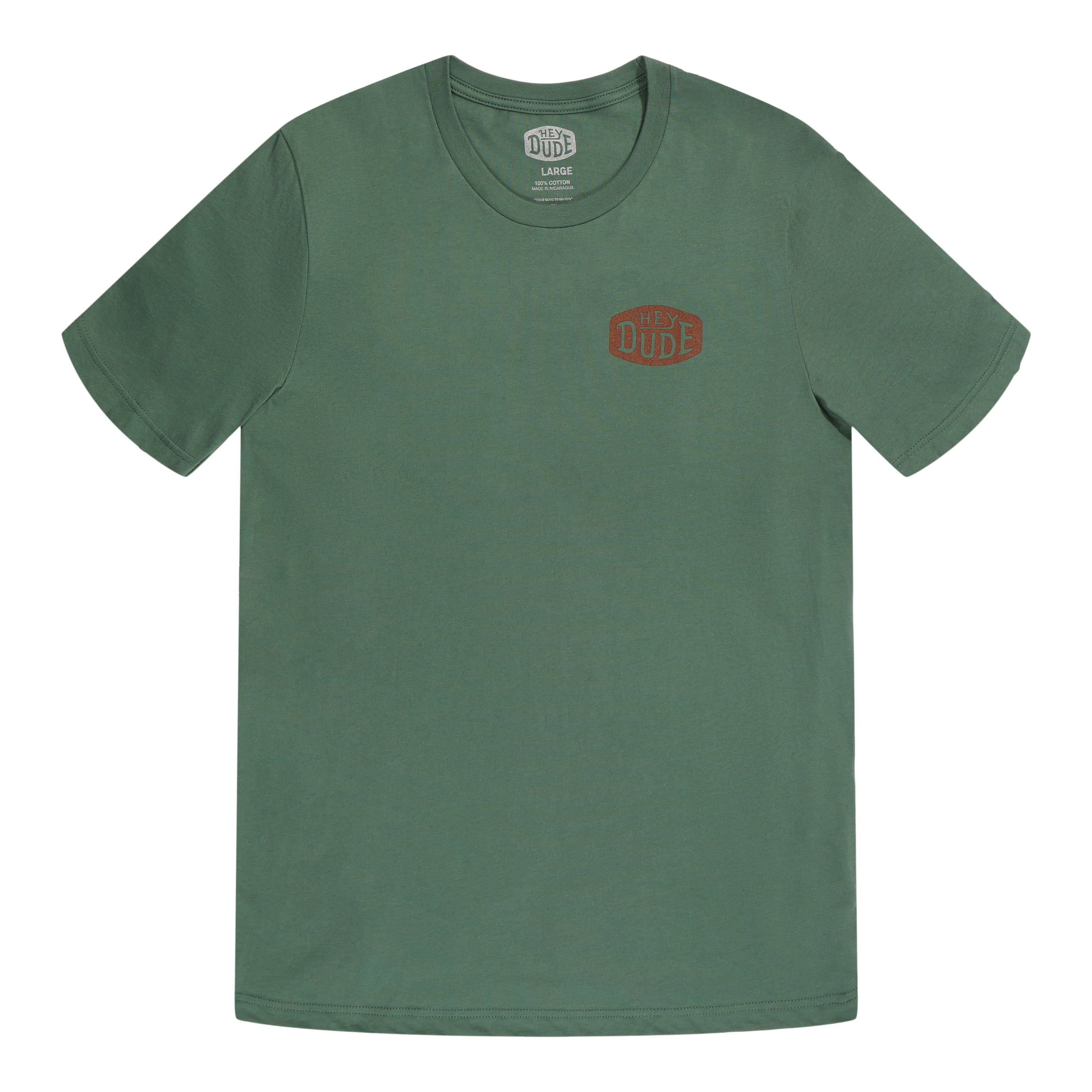 HEYDUDE shoes Go To Buckle Tee - Pine – Men's