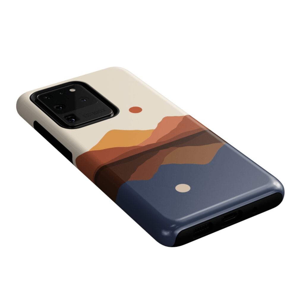 Casetry Opposites Attract | Day & Night Colorblock Mountains Samsung Case - view 23