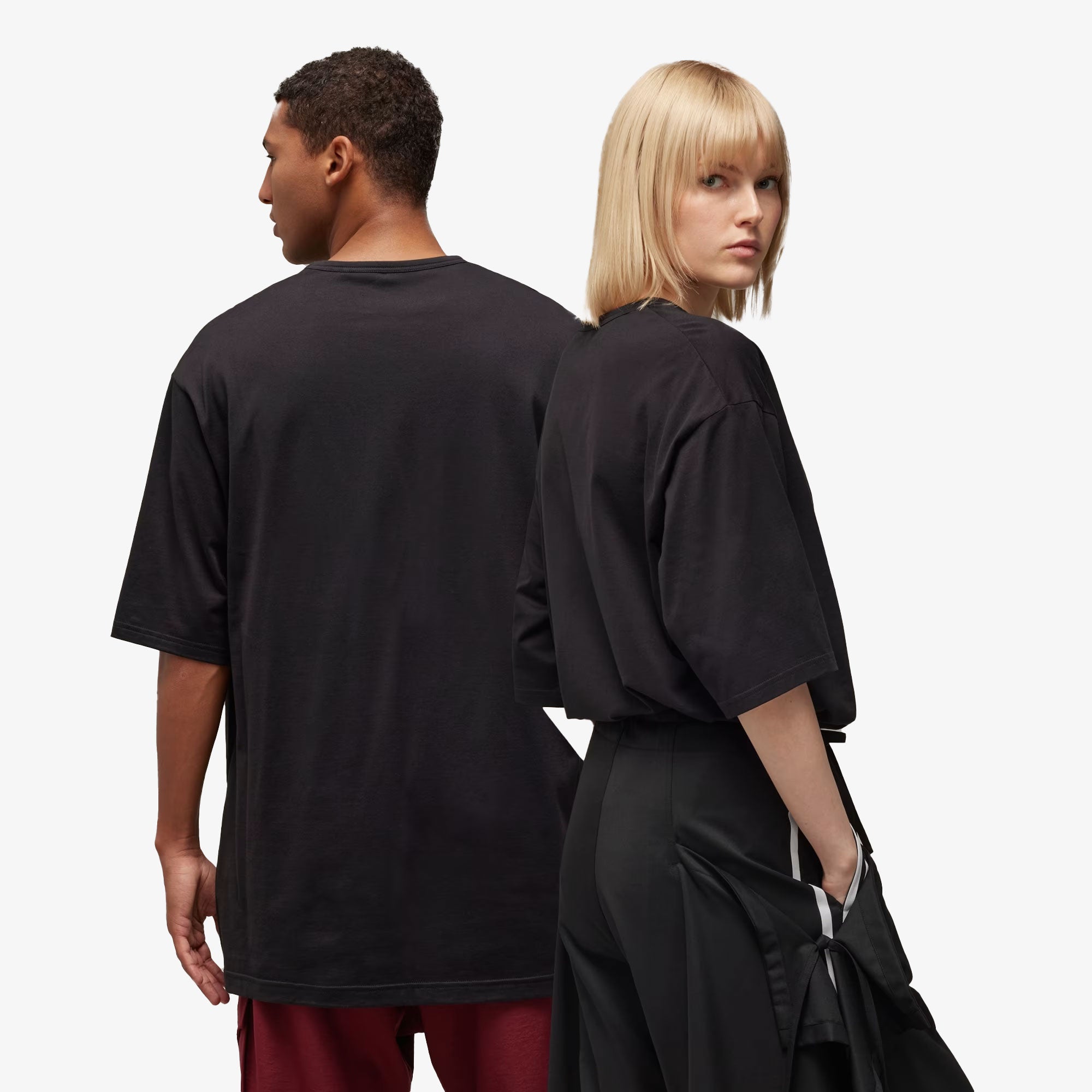 Y-3 | Boxy Short Sleeve T-shirt { Black - view 2