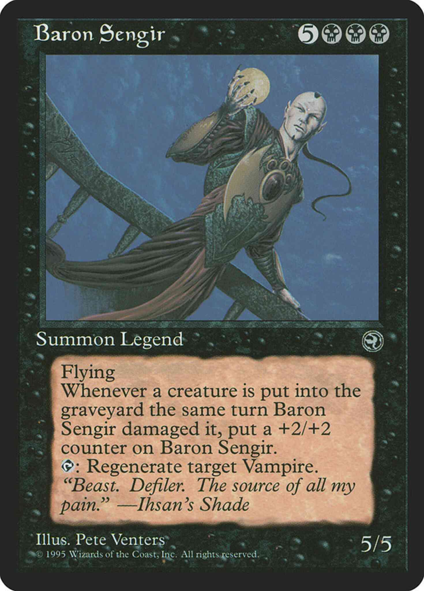 Baron sengir 41 – Magic Baron Sengir [41] [Homelands] [Non-Foil]