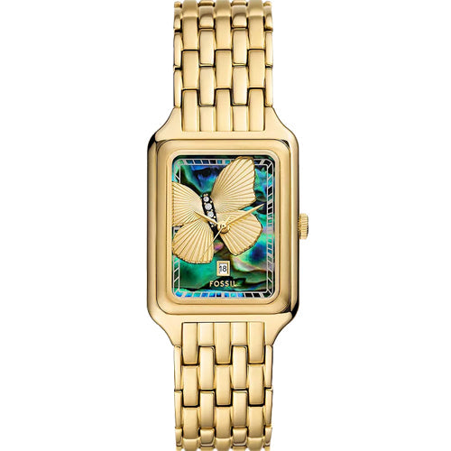 Fossil Raquel Black Mother-Of-Pearl Dial Women 26mm ES5409