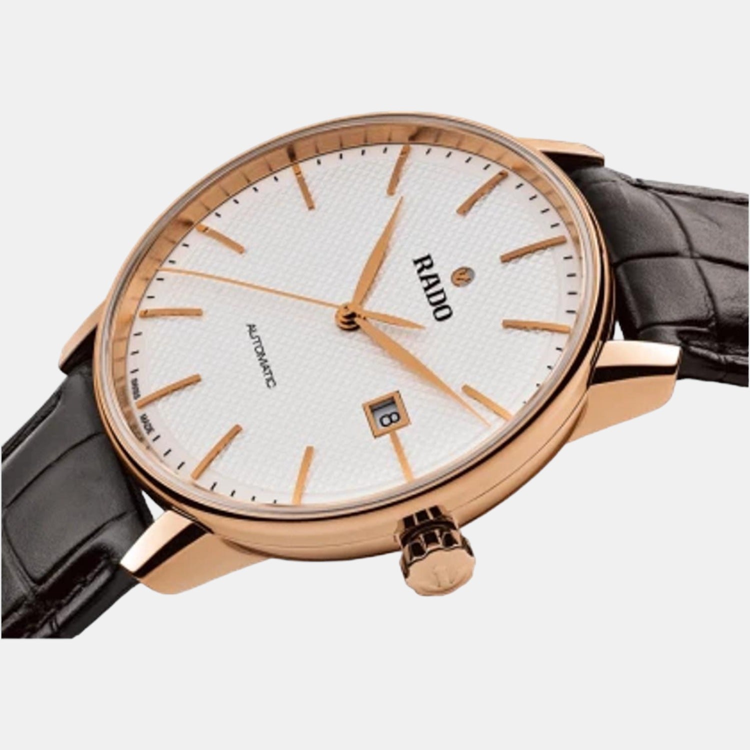 Rado Coupole Men Automatic White Dial Analog Leather Watch R22877025 - view 2