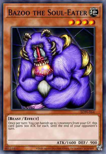 Yu-Gi-Oh! Bazoo the Soul-Eater - BP02-EN012 - Mosaic Rare - Unlimited
