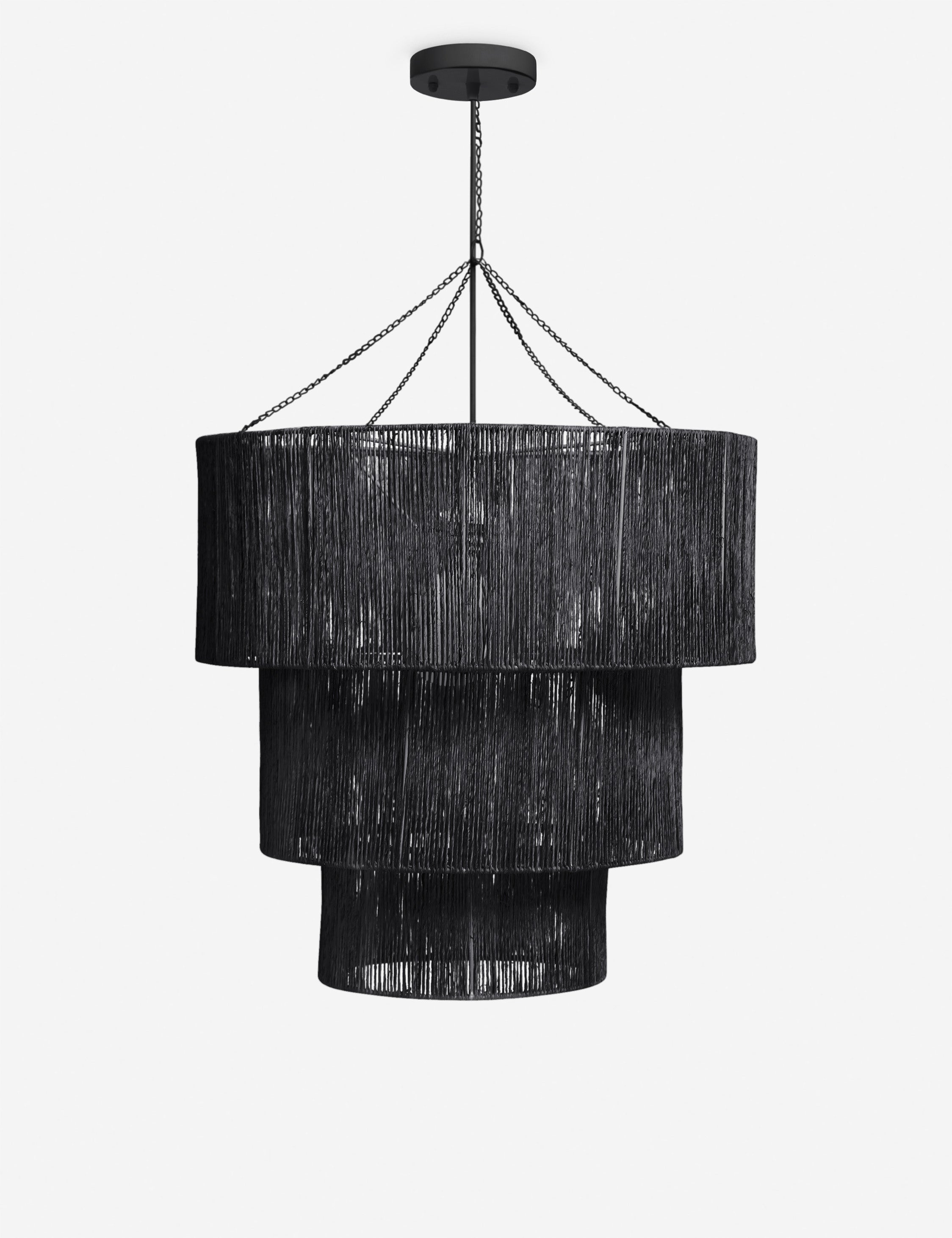 Chavette chandelier black – Lulu and Georgia Chavette Chandelier, Black