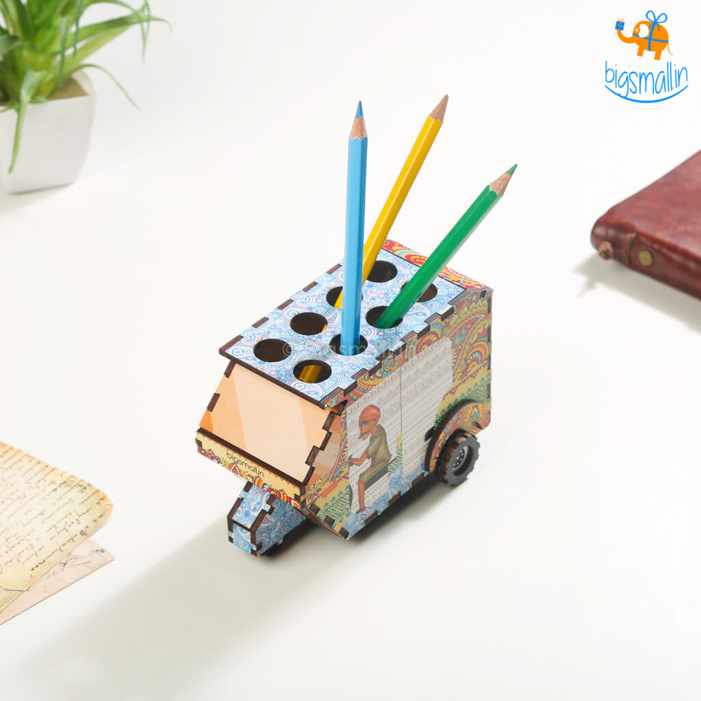 Ascetic Pop Art Rickshaw Pen Stand - view 2