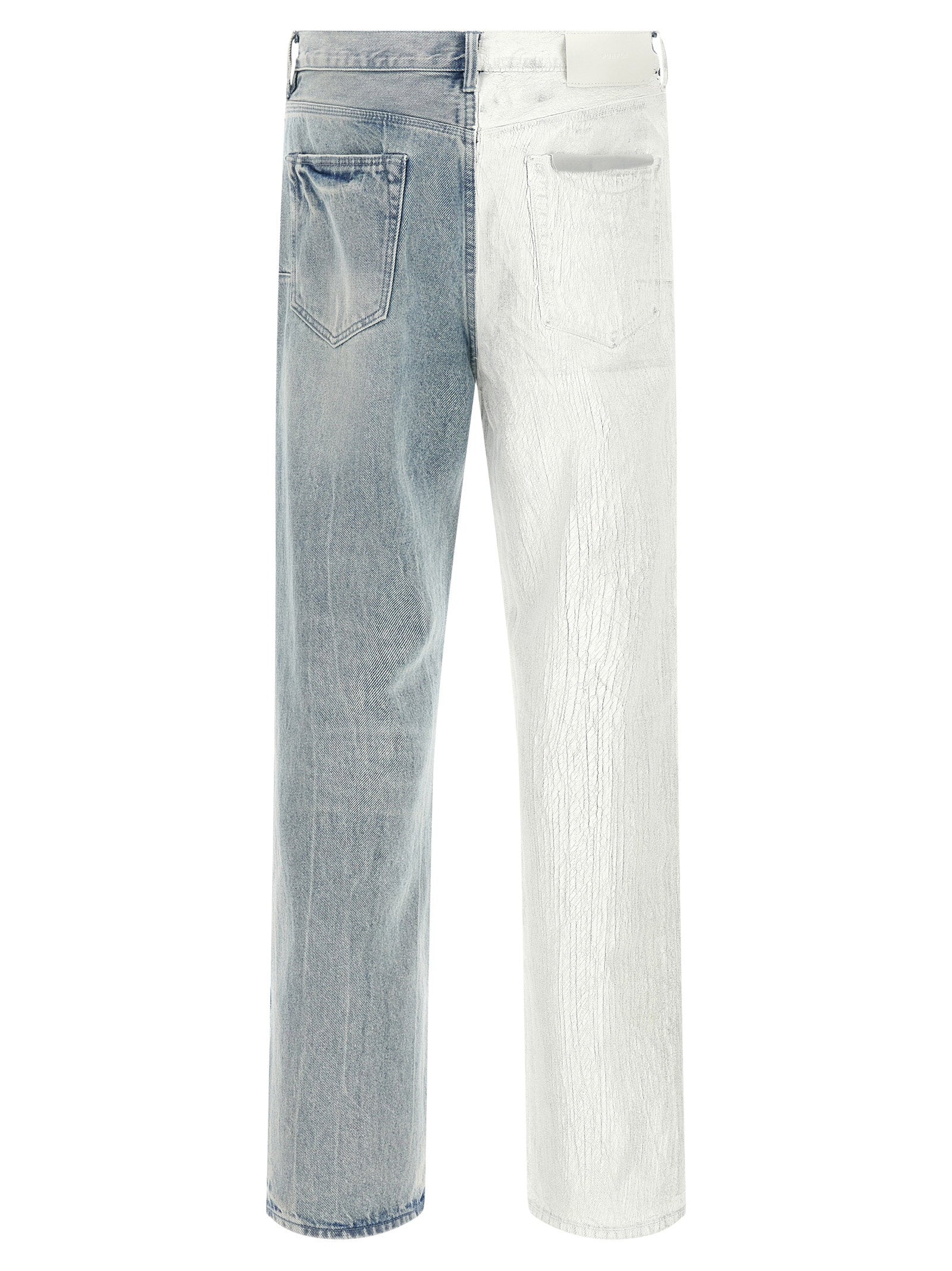 Purple Crackle Silver Jeans – 100% cotton - view 2