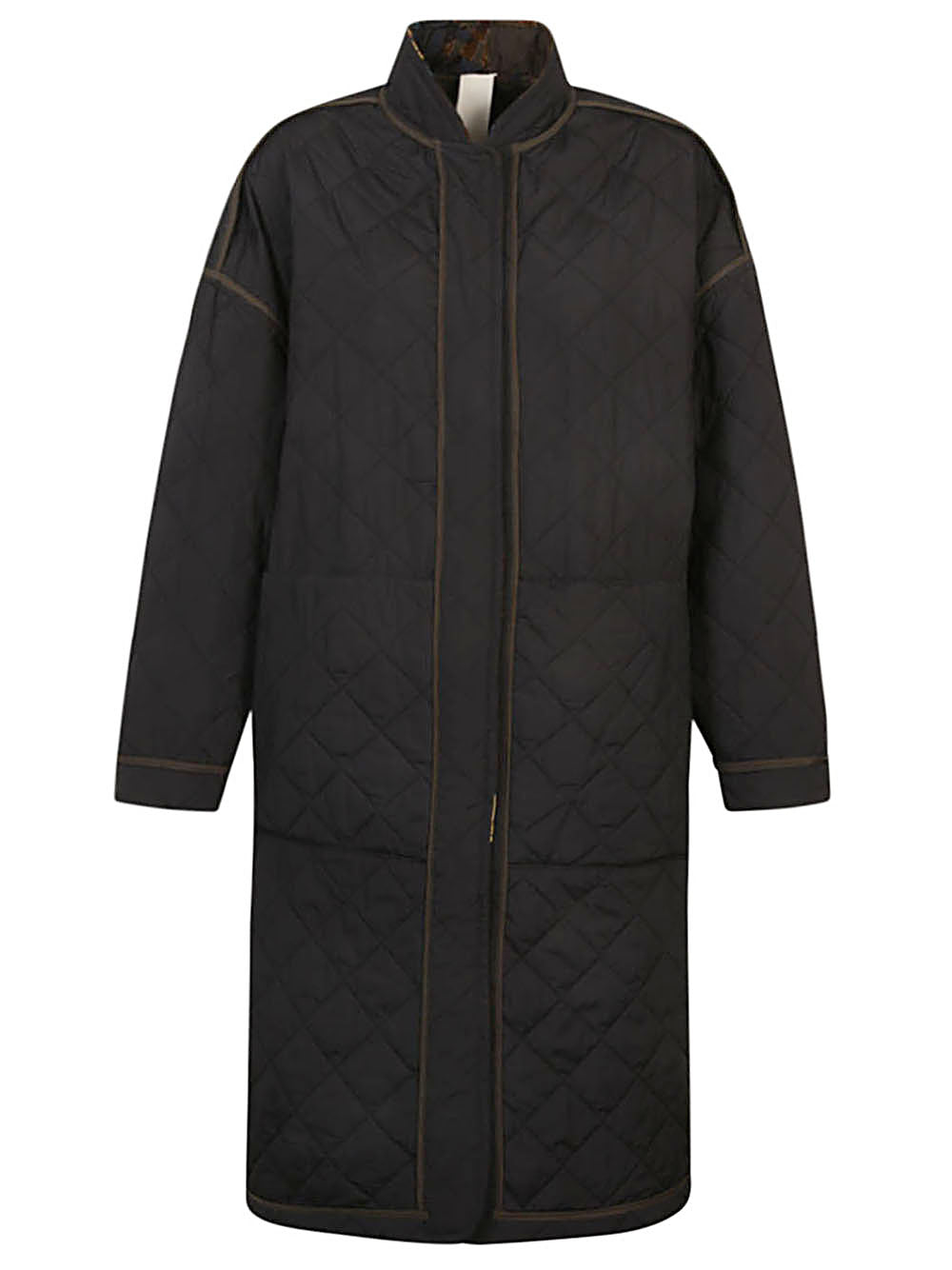 Konrad Petra camouflage print ovesized coat – Recycled polyester 100% - view 3
