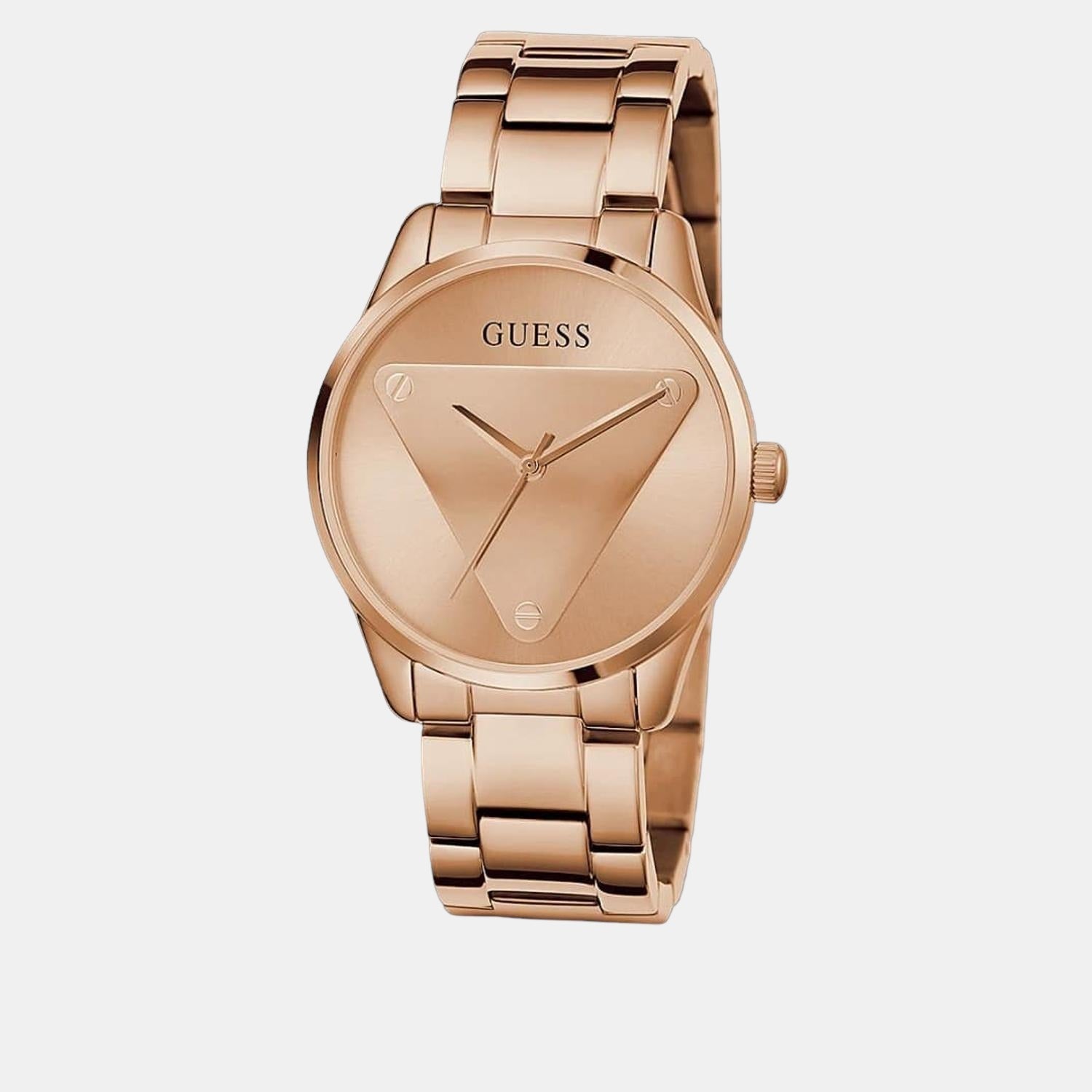 Guess Emblem Women Quartz Rose Gold Dial Analog Stainless Steel Watch GW0485L2 - view 2