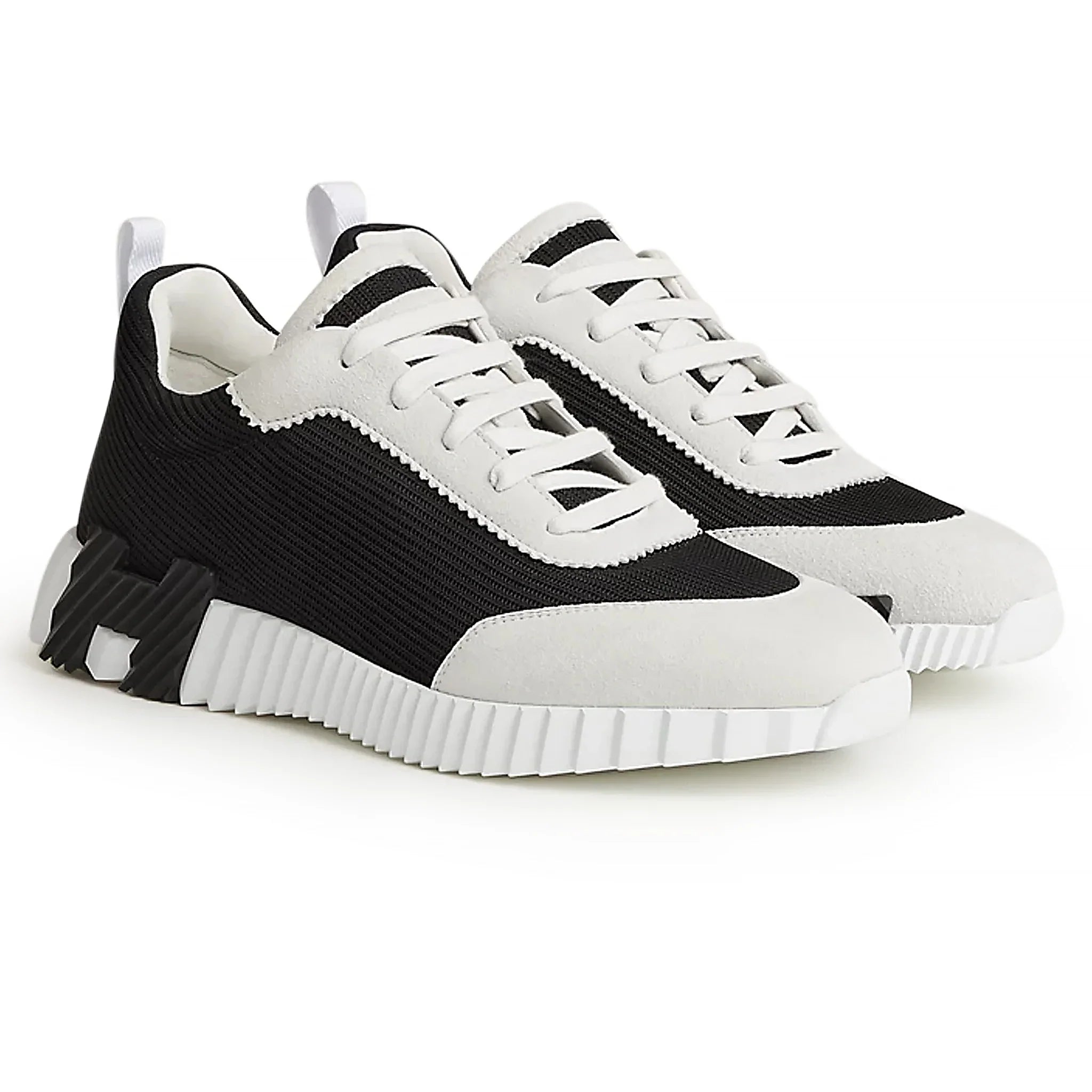 Hermès Paris Bouncing Sneaker White Black - view 2
