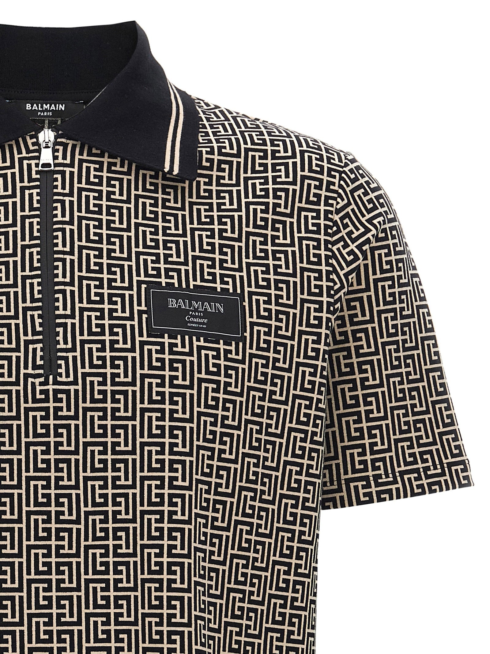 Balmain Pb Polo Shirt – 95% cotton, 5% elastane - view 3