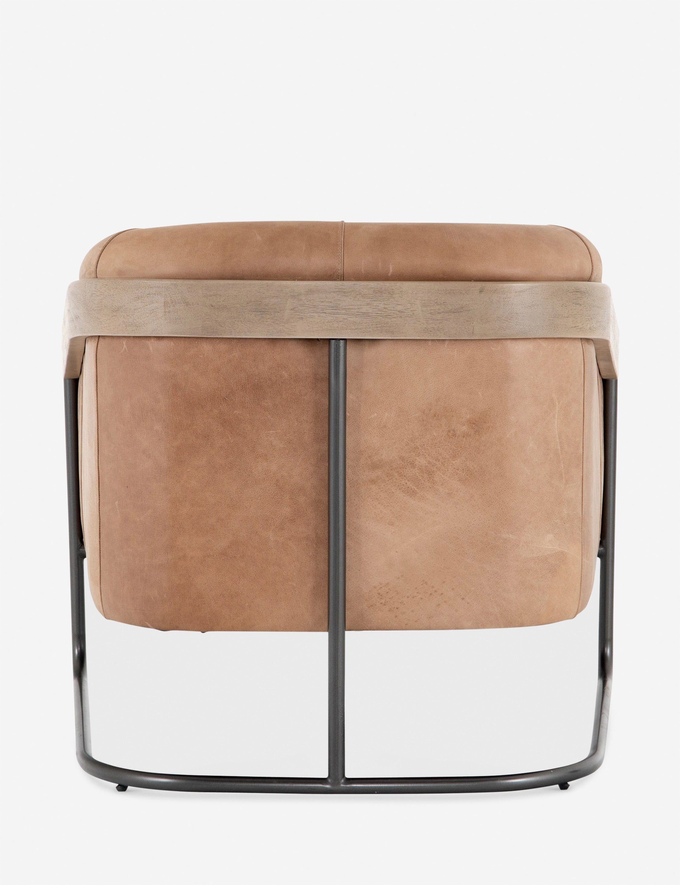 Lulu and Georgia Gianni Leather Accent Chair - view 5