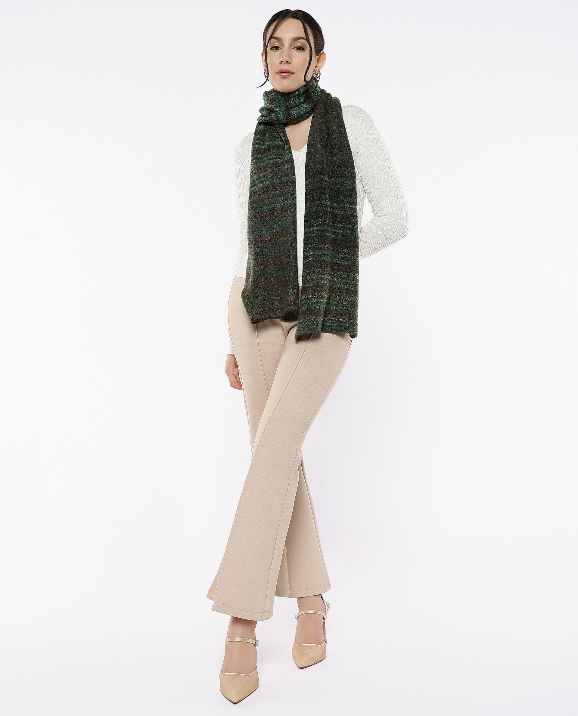 Rareism Women Muffy 3 Multi Plain Muffler - view 6