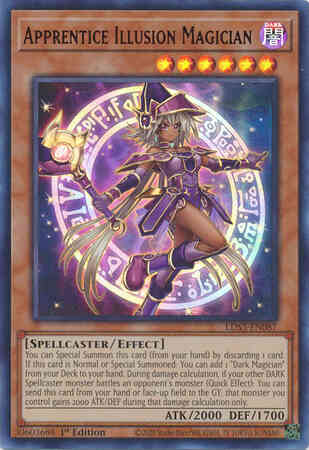 Yu-Gi-Oh! Apprentice Illusion Magician - Red - LDS3-EN087 - Ultra Rare - 1st Edition