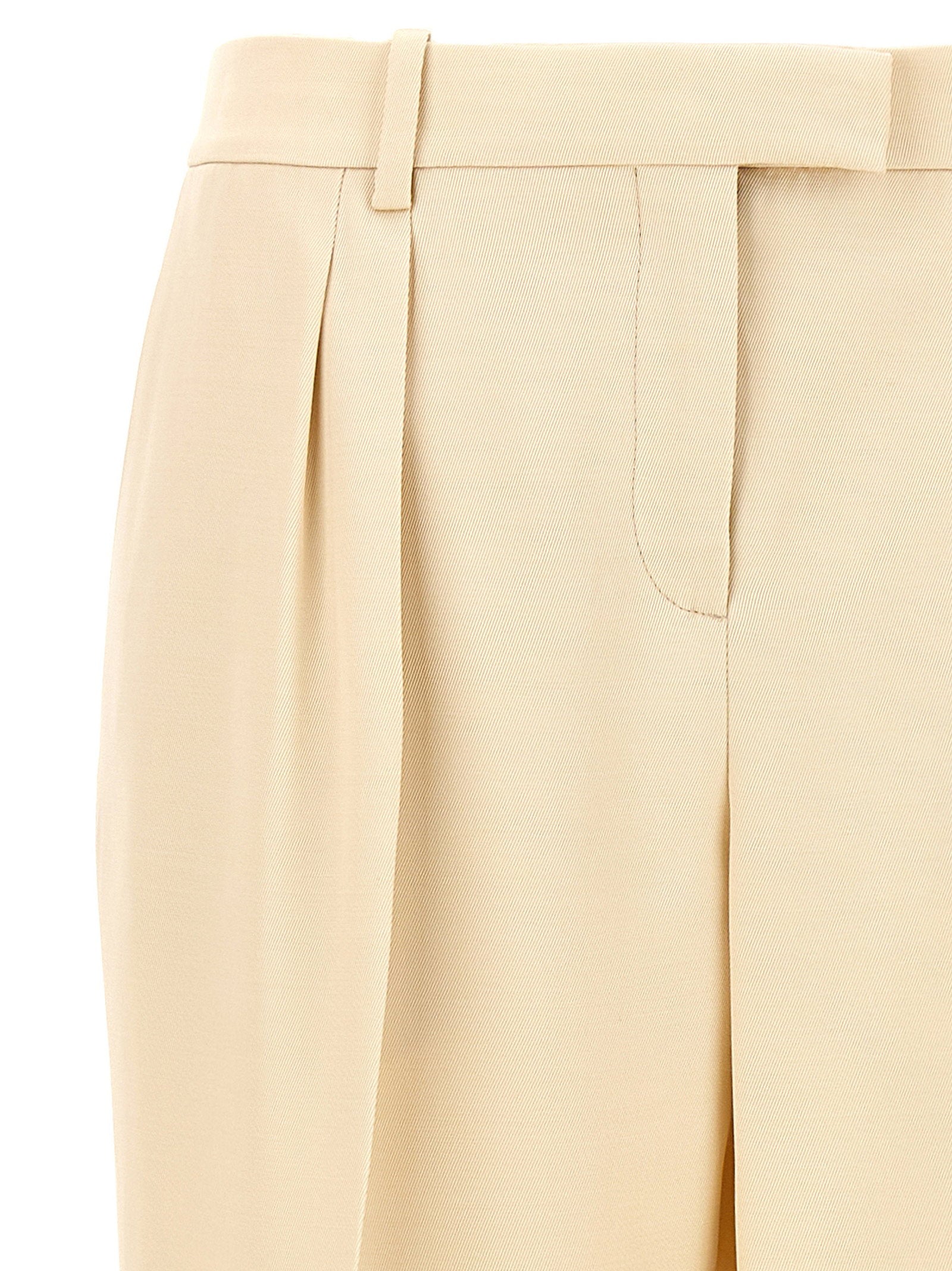 Tom Ford Pants With Front Pleats – 51% silk, 49% wool - view 3