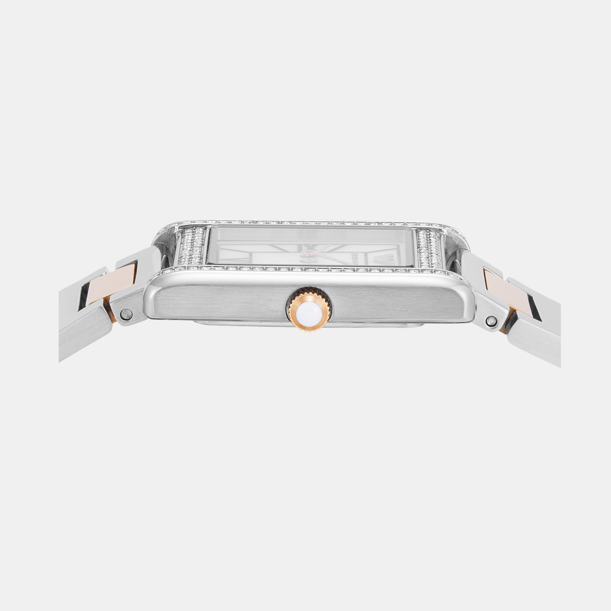 Emporio Armani Genni Women Quartz Mother Of Pearl Dial Analog Stainless Steel Watch AR11626 - view 2