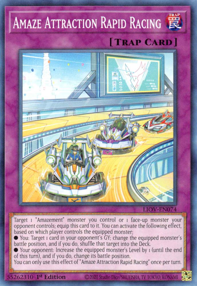 Yu-Gi-Oh! Amaze Attraction Rapid Racing - LIOV-EN074 - Common - 1st Edition