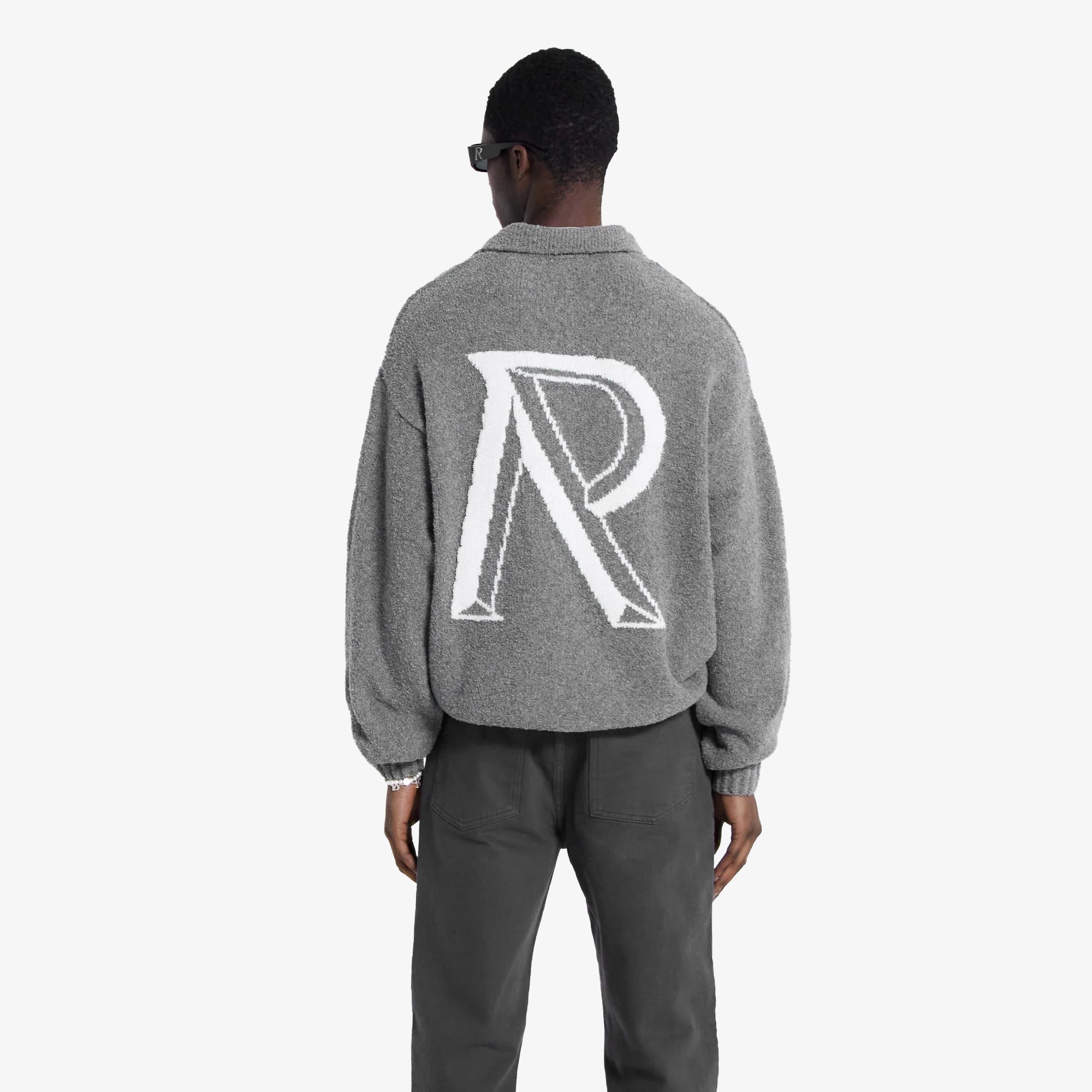 Represent | INITIAL BOUCLE POLO { GREY - view 2