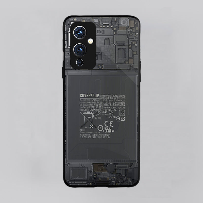 Design Phone Cases Circuit X-Ray Dark Interface Glass case
