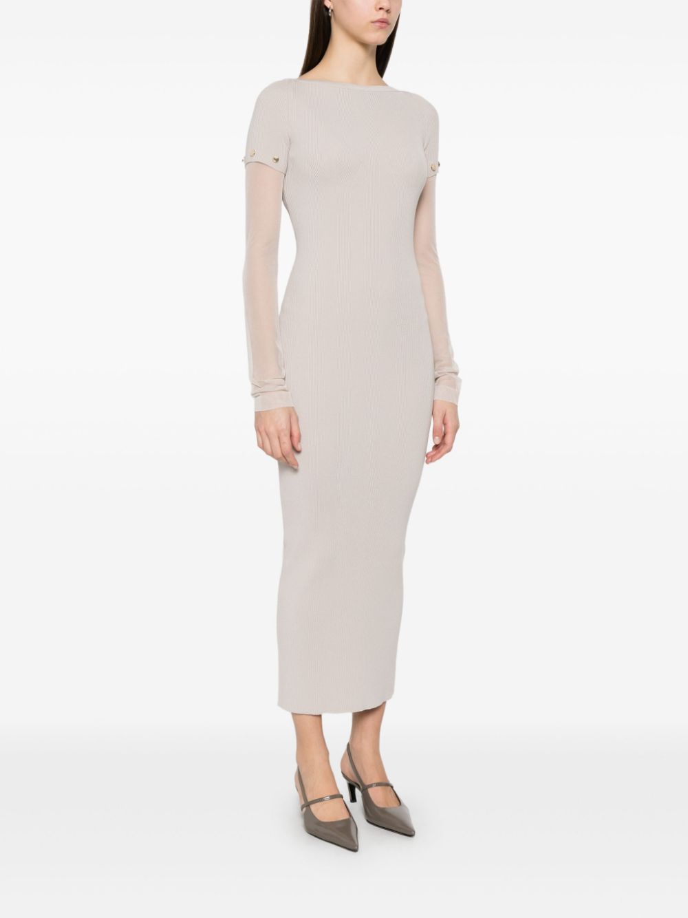 Sportmax Pre Knitted long dress - view 4