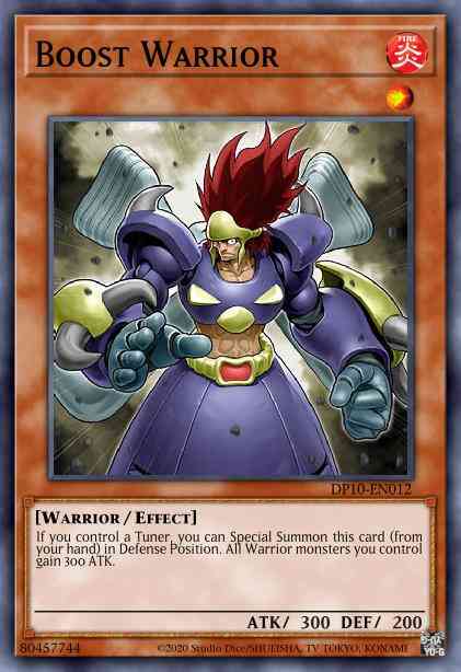Yu-Gi-Oh! Boost Warrior - DP10-EN012 - Super Rare - Unlimited