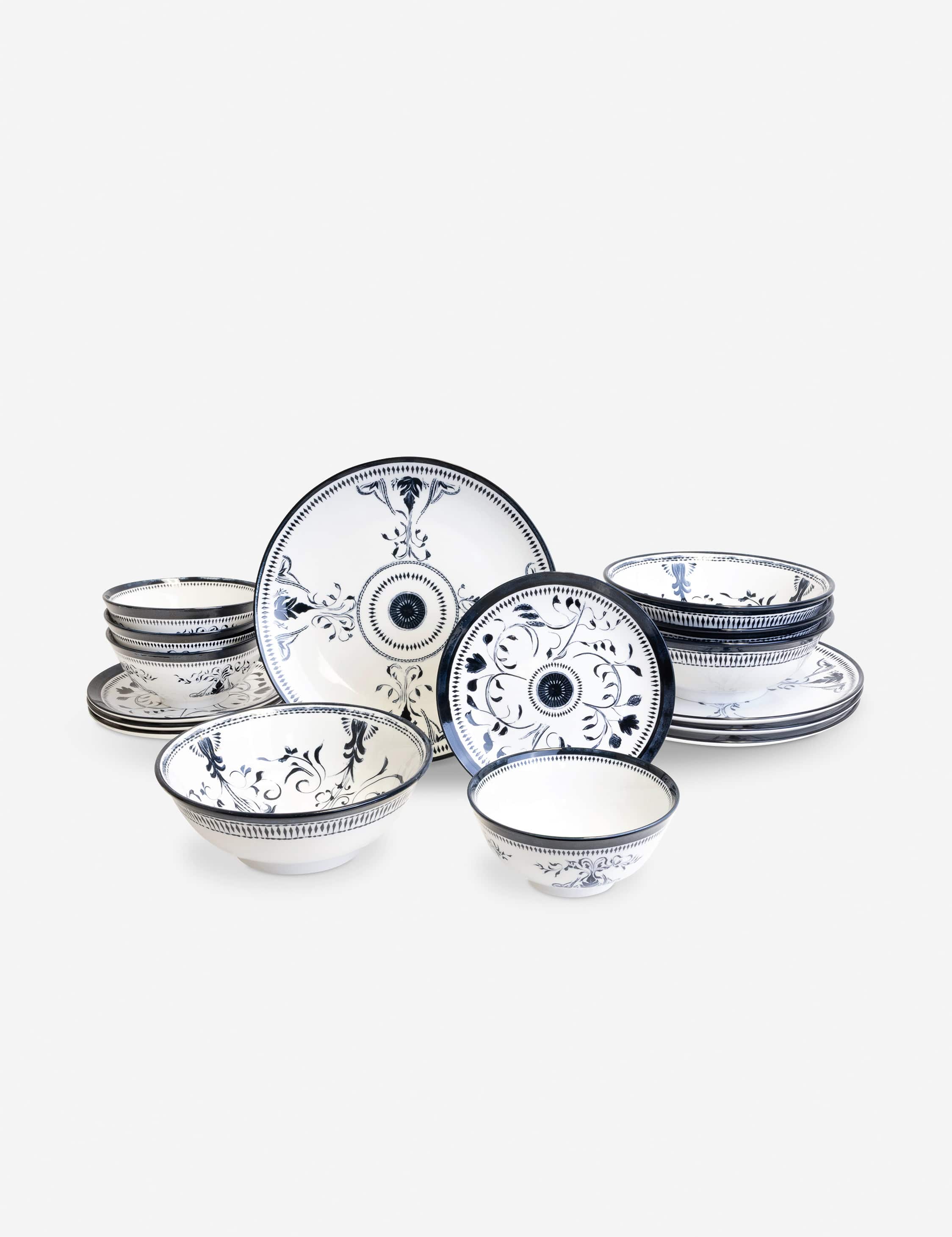 Lulu and Georgia Bruges Porcelain Dinnerware by Lemieux et Cie