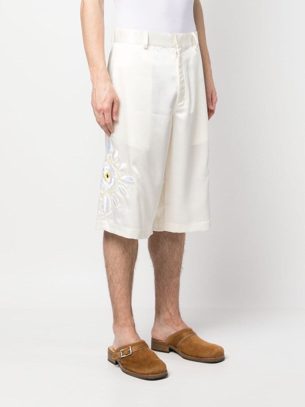 Bluemarble Embroidered flowers shorts – Polyester 100% - view 2
