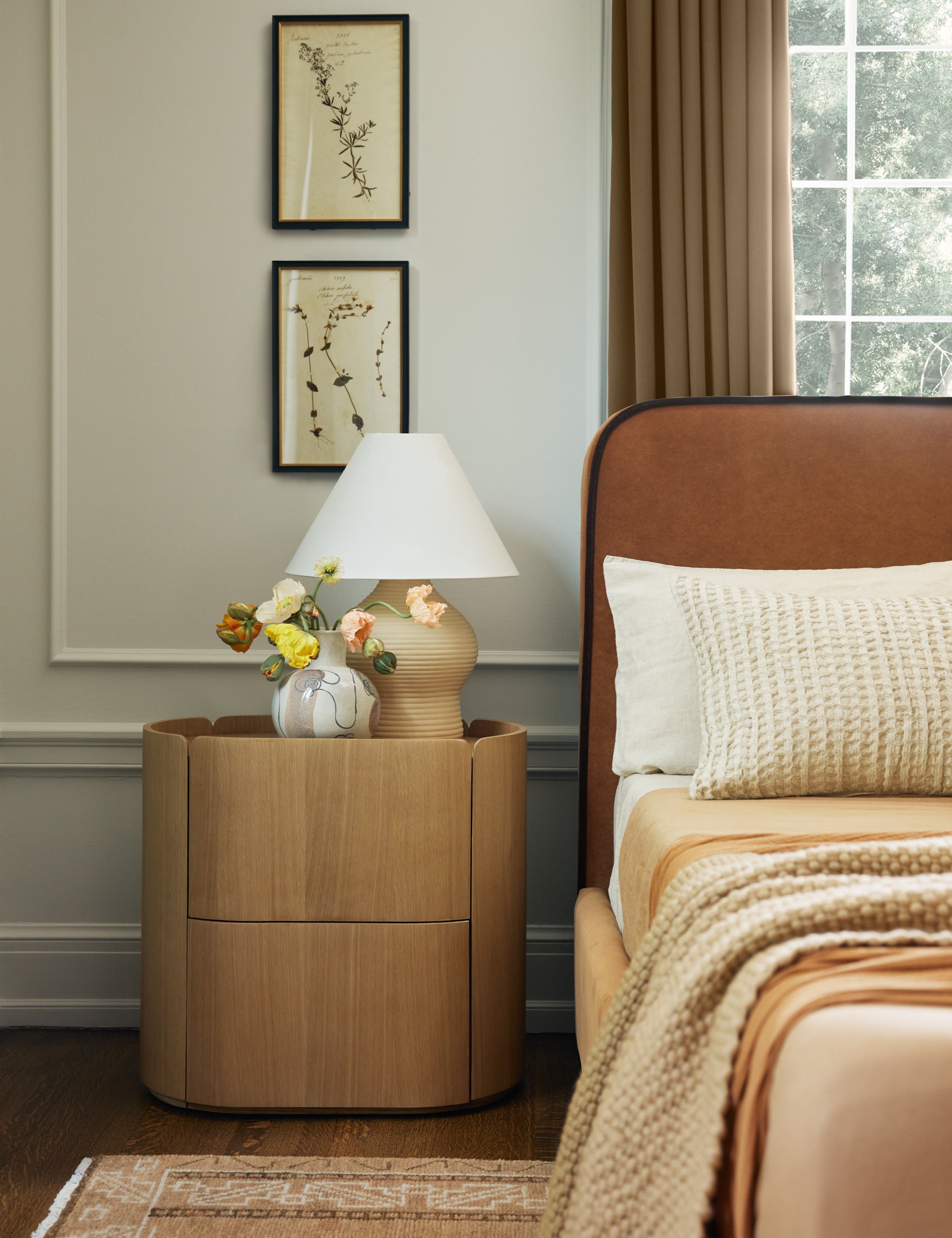 Lulu and Georgia Raphael Nightstand – Honey Oak - view 2