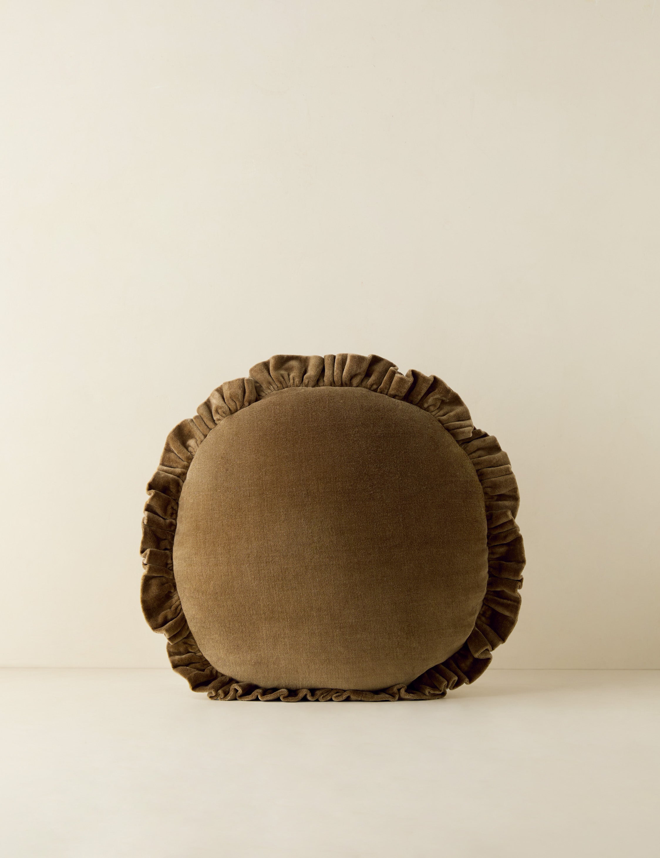 Lulu and Georgia Mauree Velvet Round Pillow