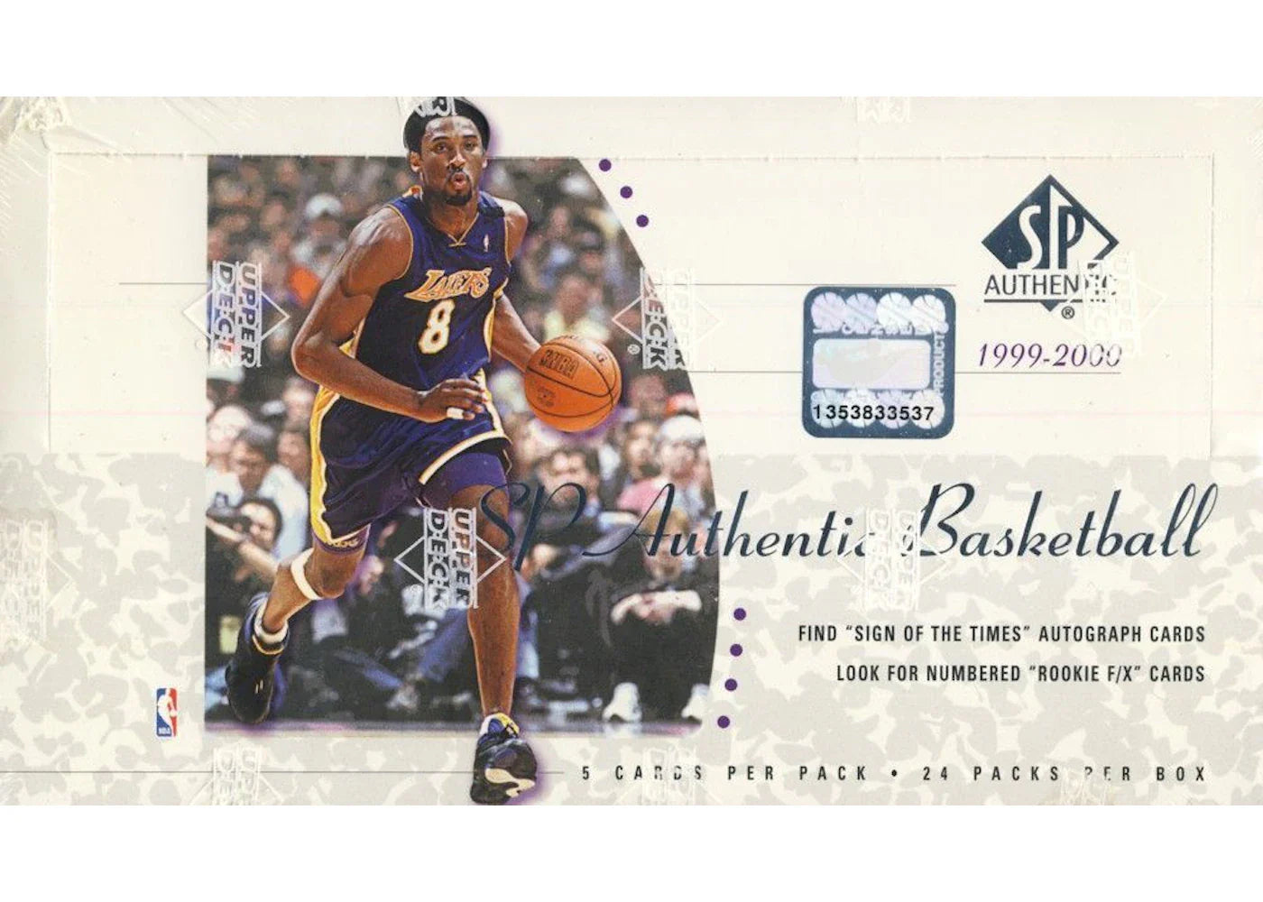 1999-00 Upper Deck SP Authentic Basketball Box